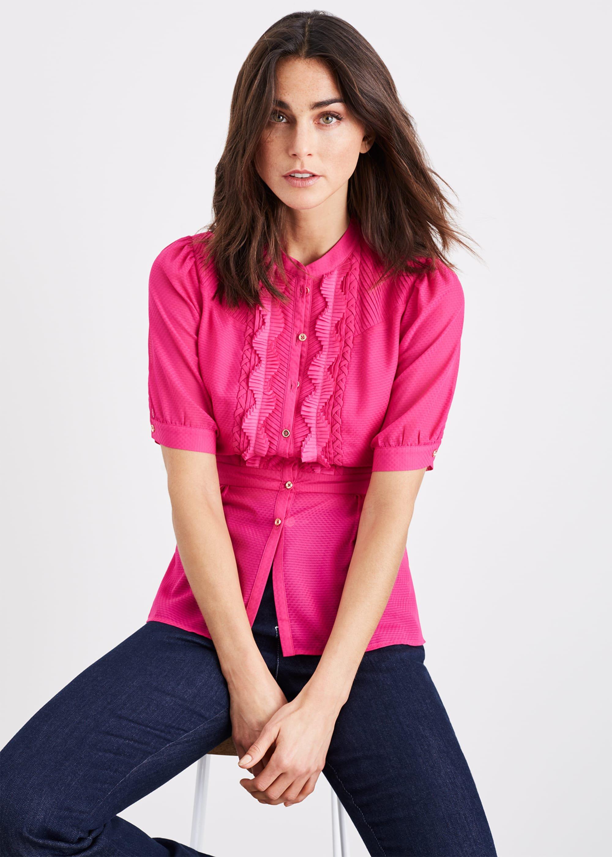 Floria Pleat Blouse