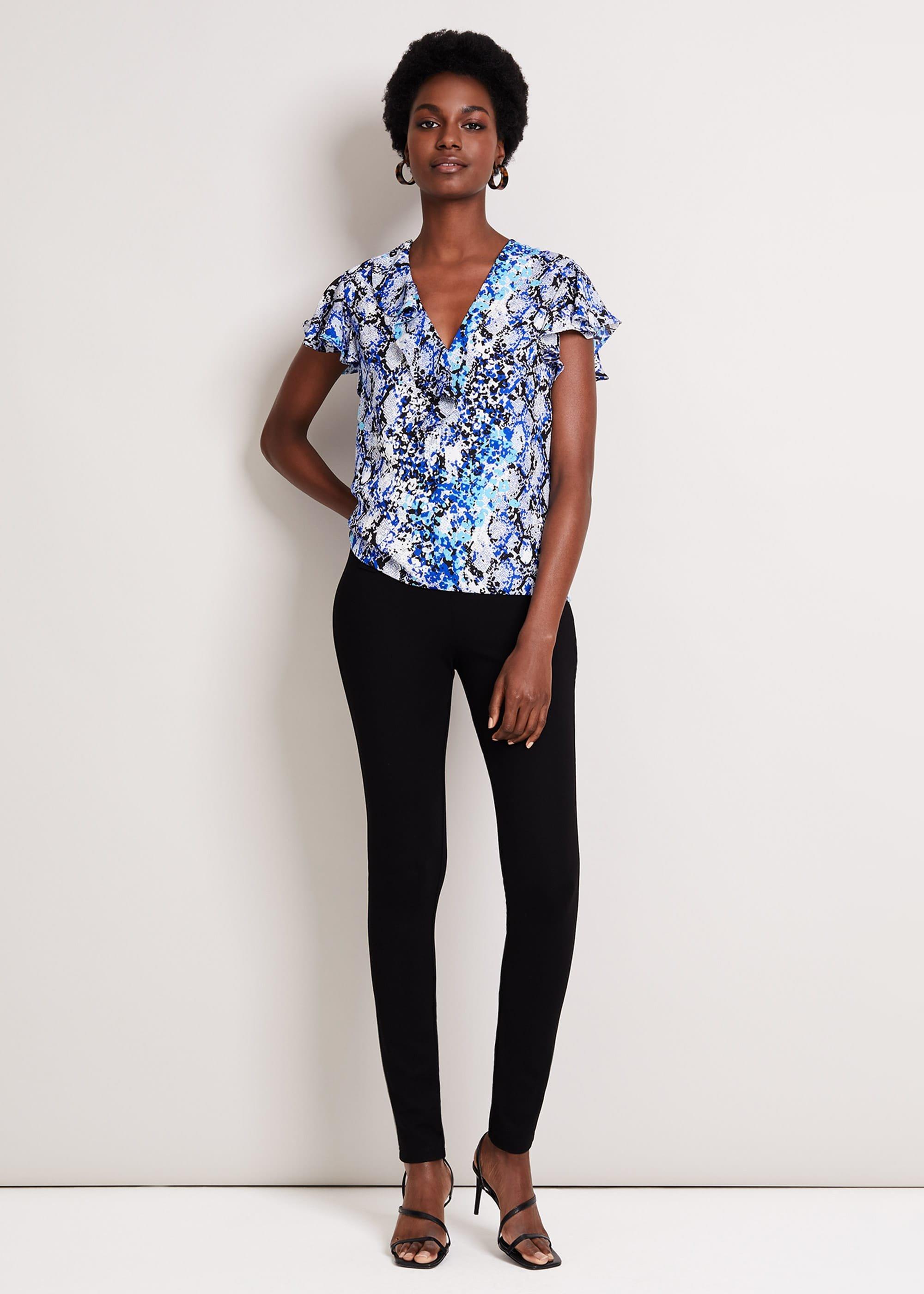 Anysia Snake Print Blouse
