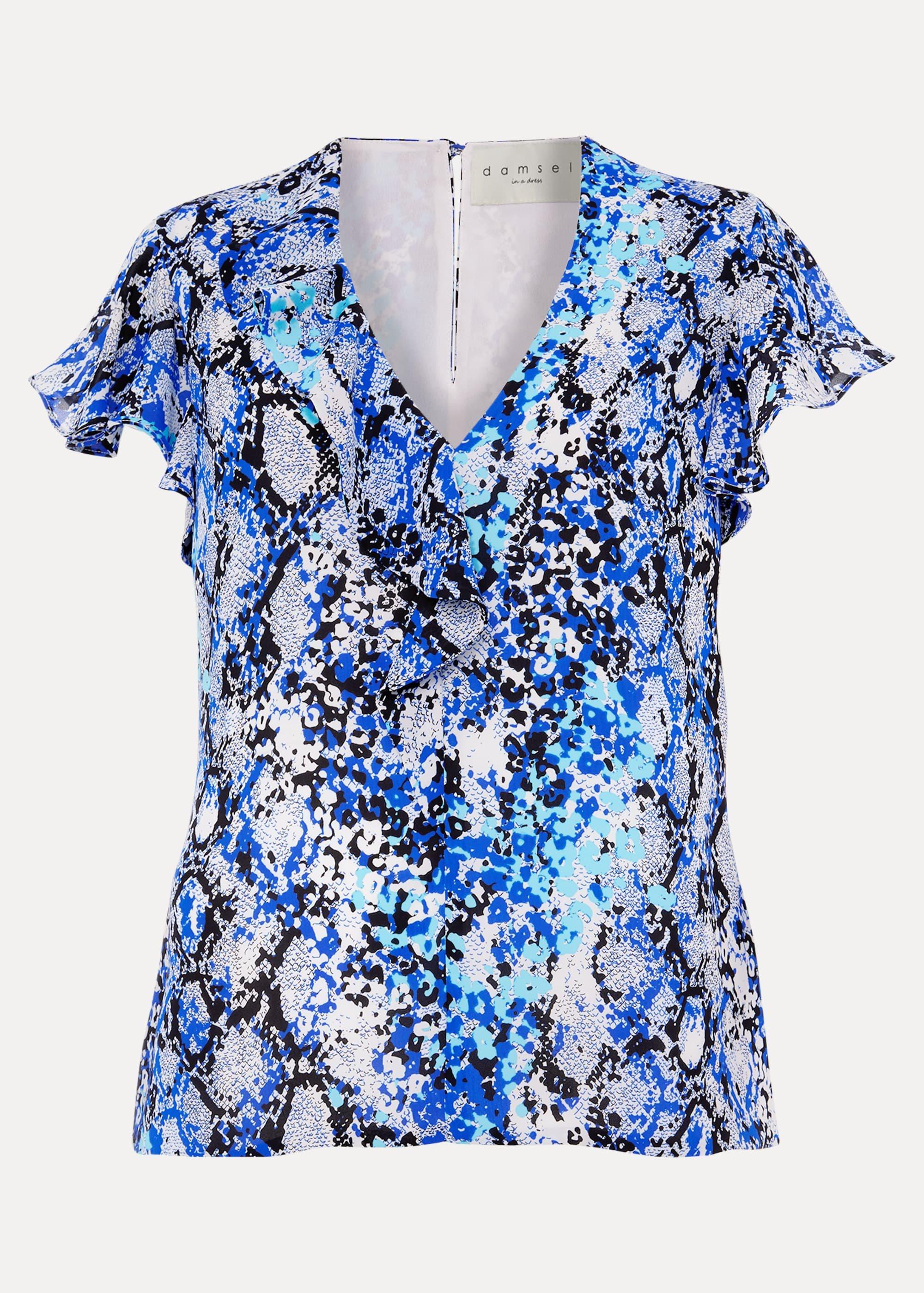 Anysia Snake Print Blouse