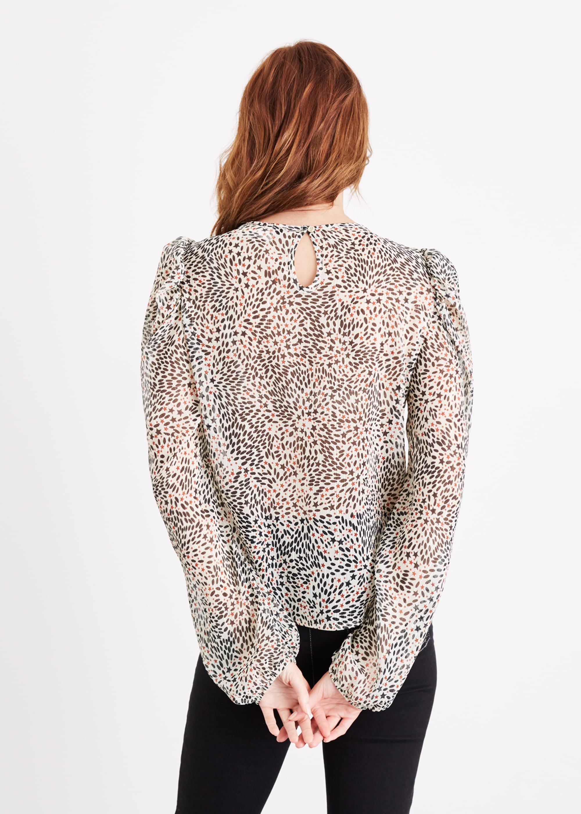 Malie Star Print Blouse