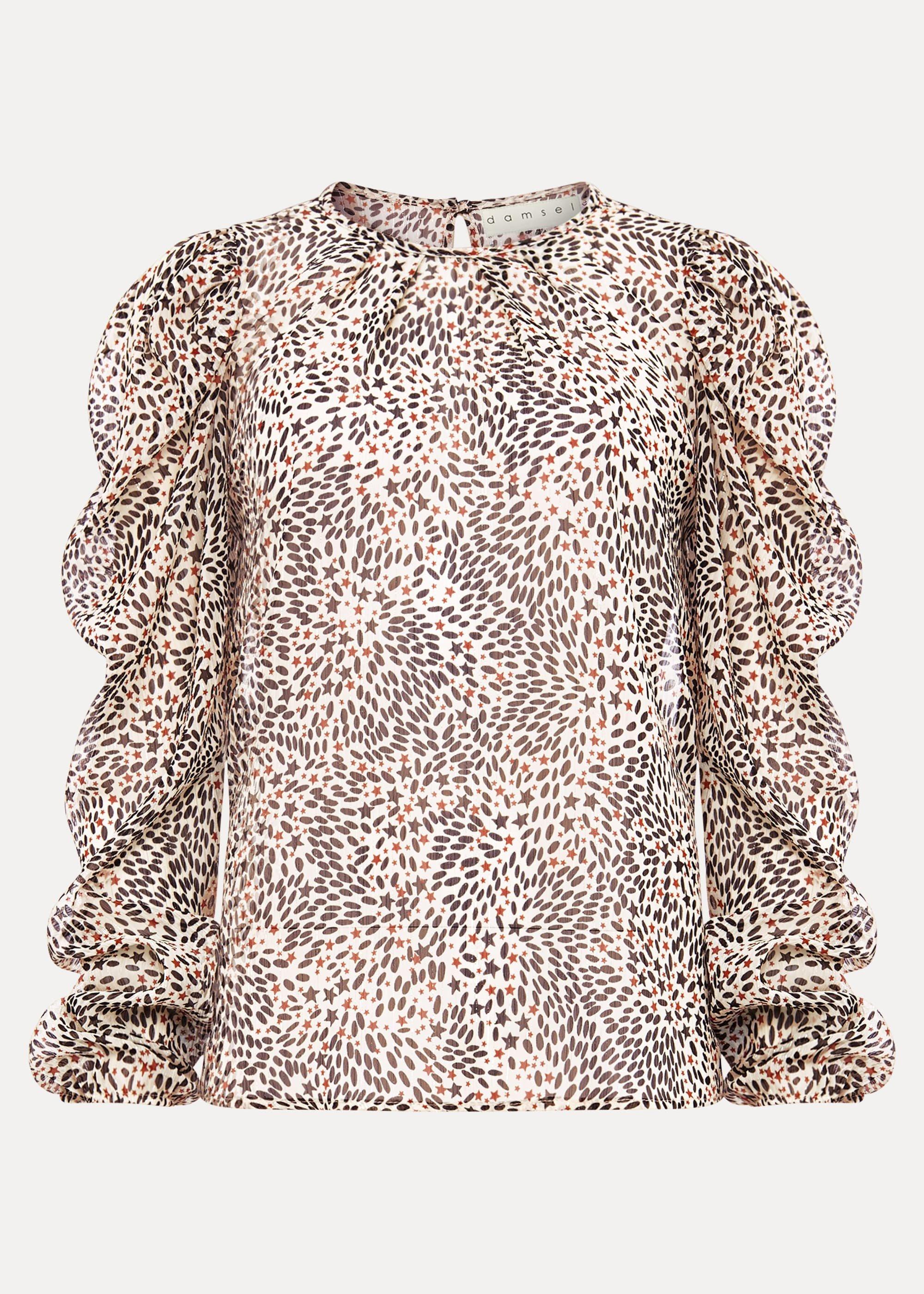 Malie Star Print Blouse