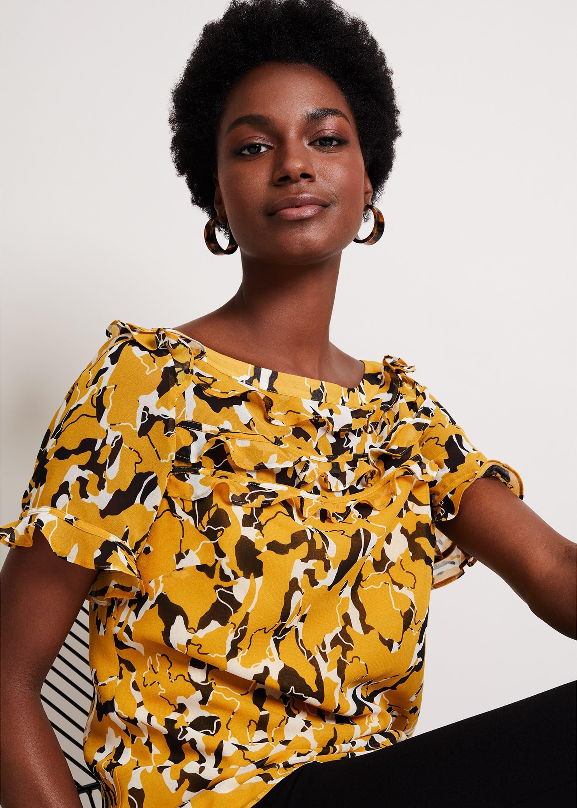 Consta Frill Print Blouse
