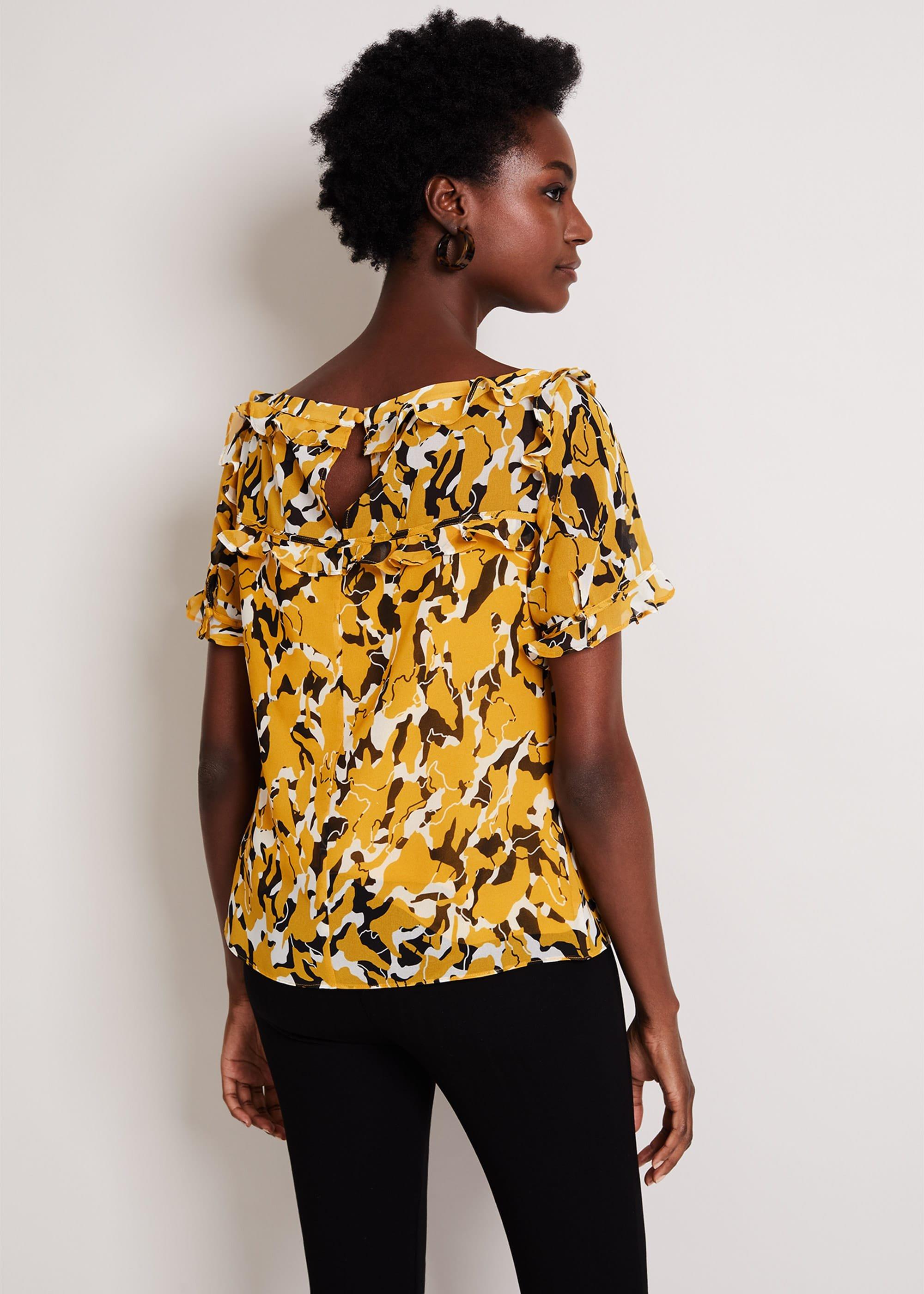 Consta Frill Print Blouse