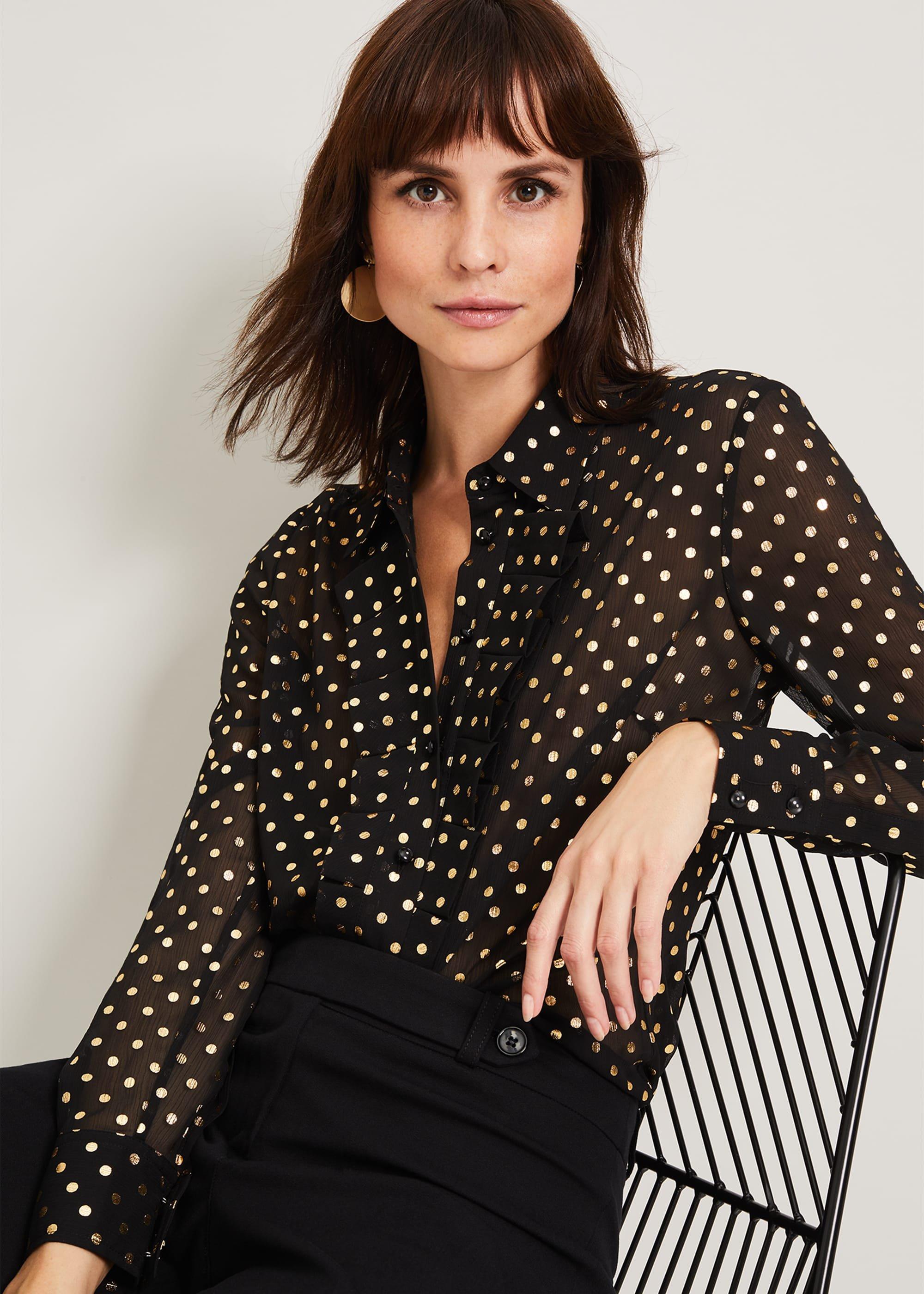 Elma Spot Blouse