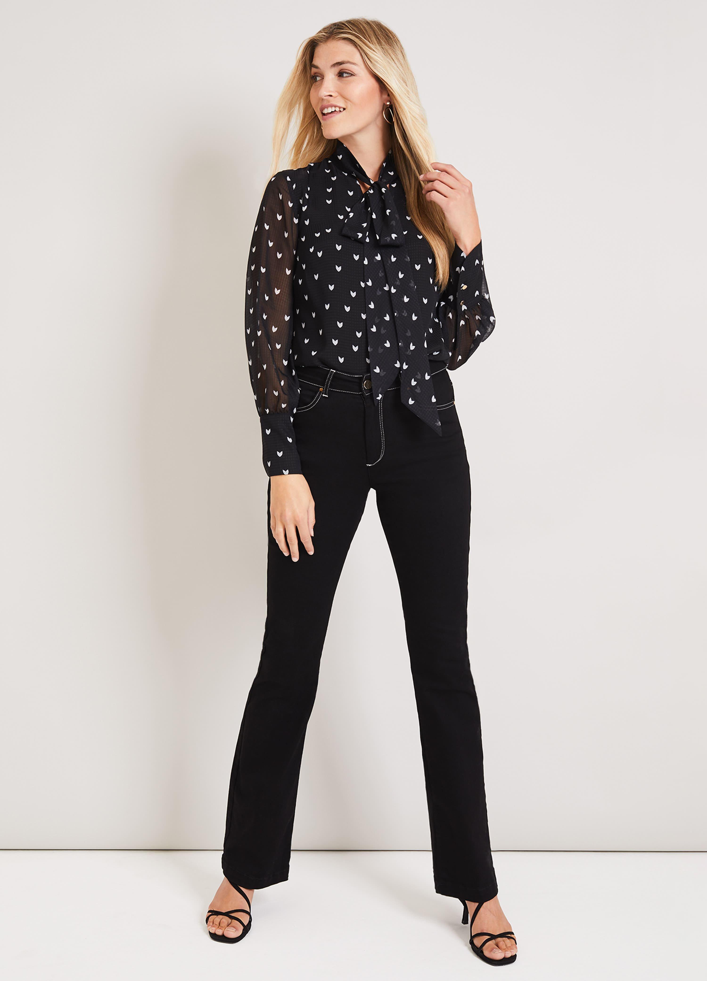 Winne Chevron Print Blouse