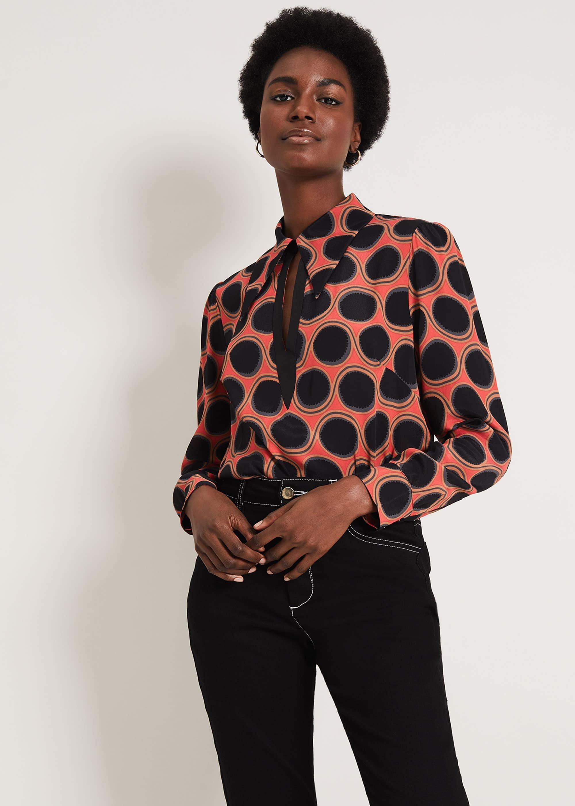 Allegra Spot Blouse