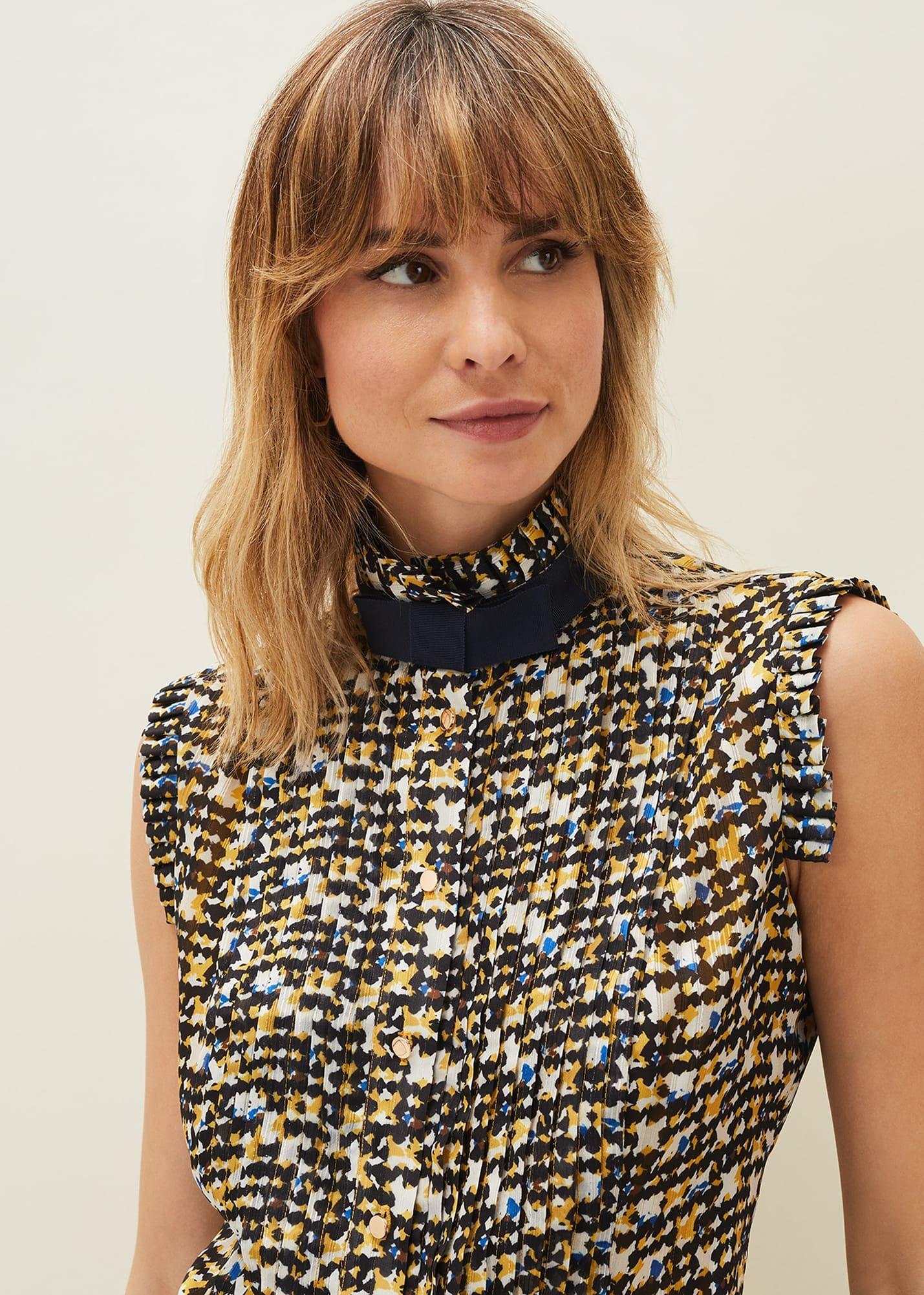 Bari Print Blouse