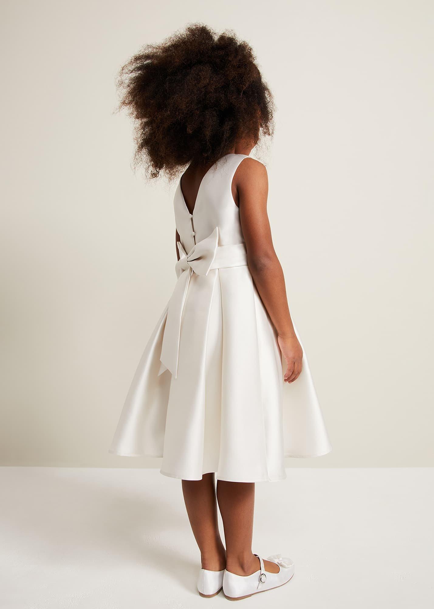 Melody Satin Fit And Flare Dress