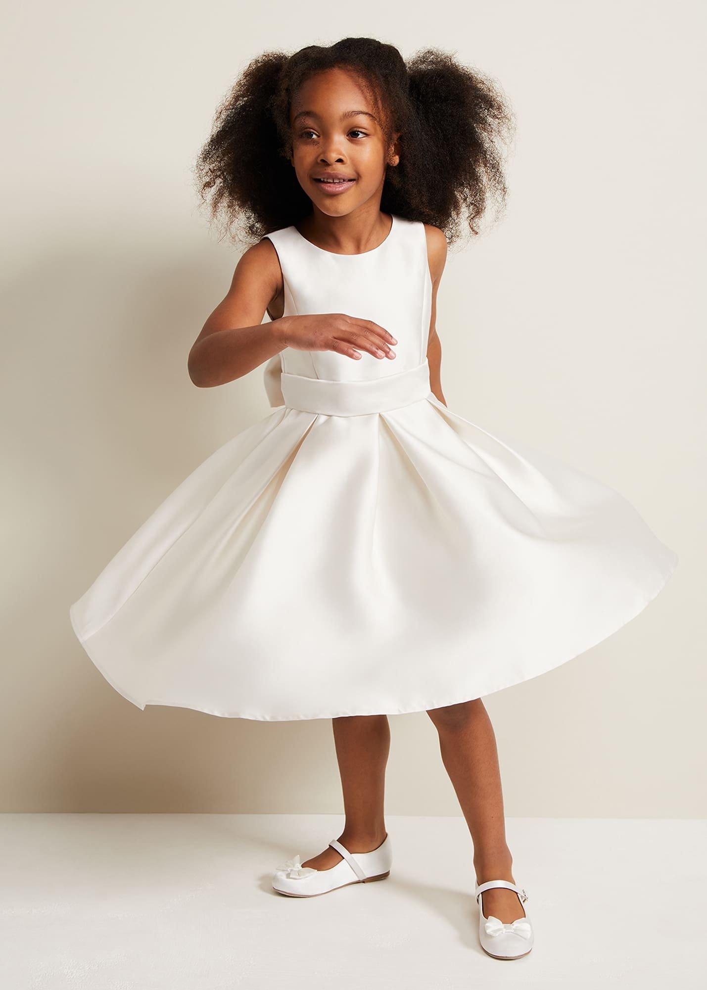 Melody Satin Fit And Flare Dress