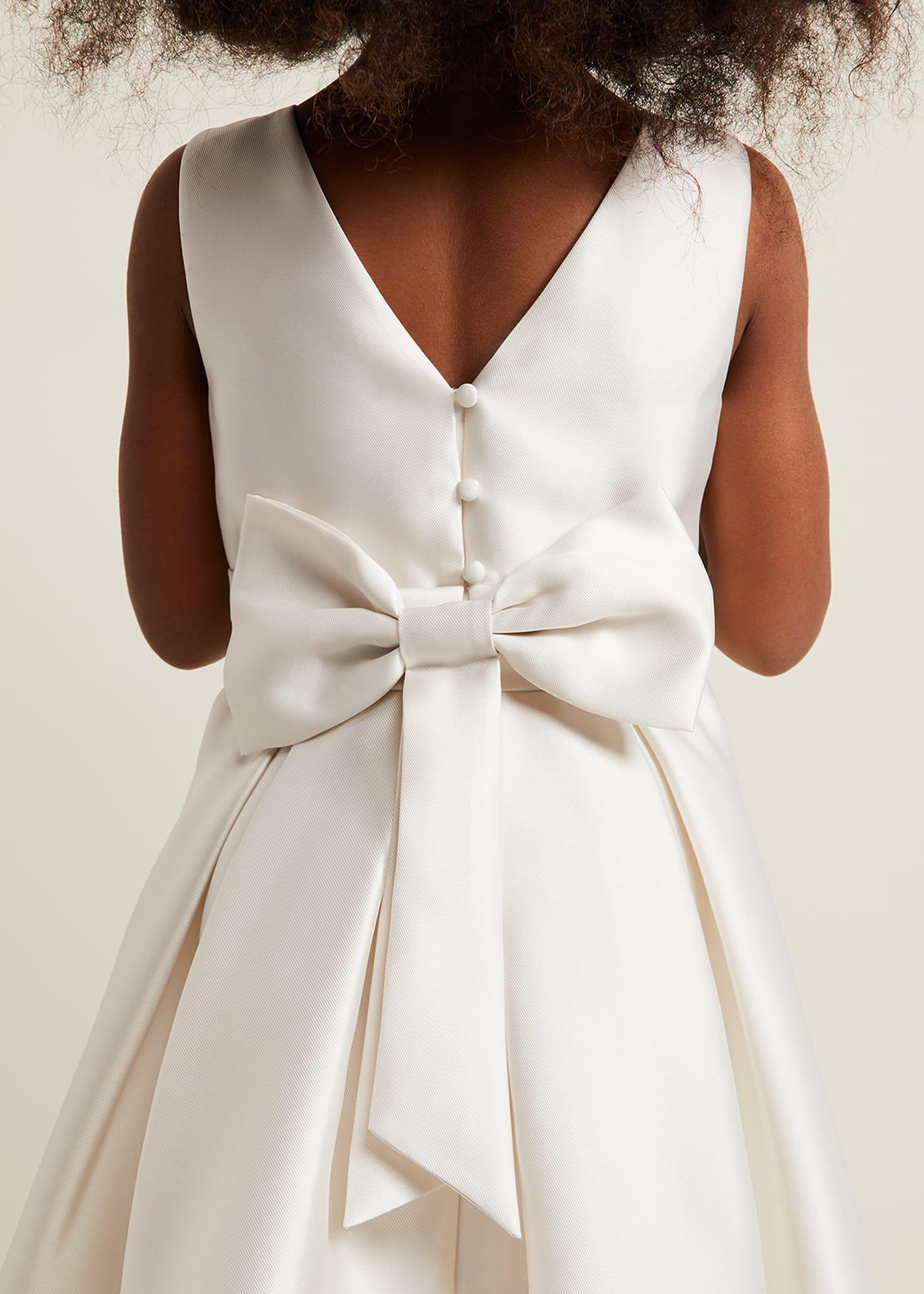 Melody Satin Fit And Flare Dress