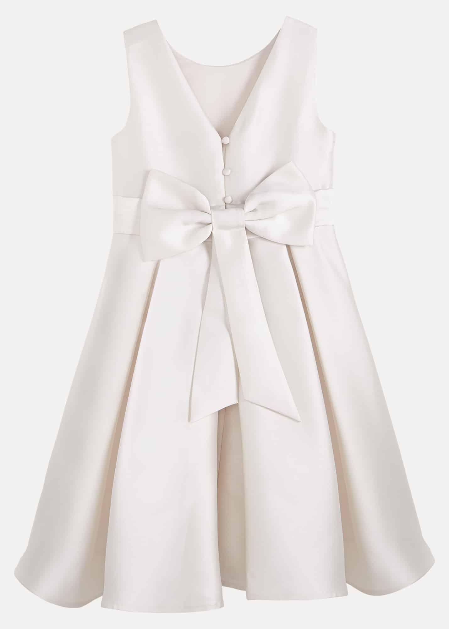 Melody Satin Fit And Flare Dress
