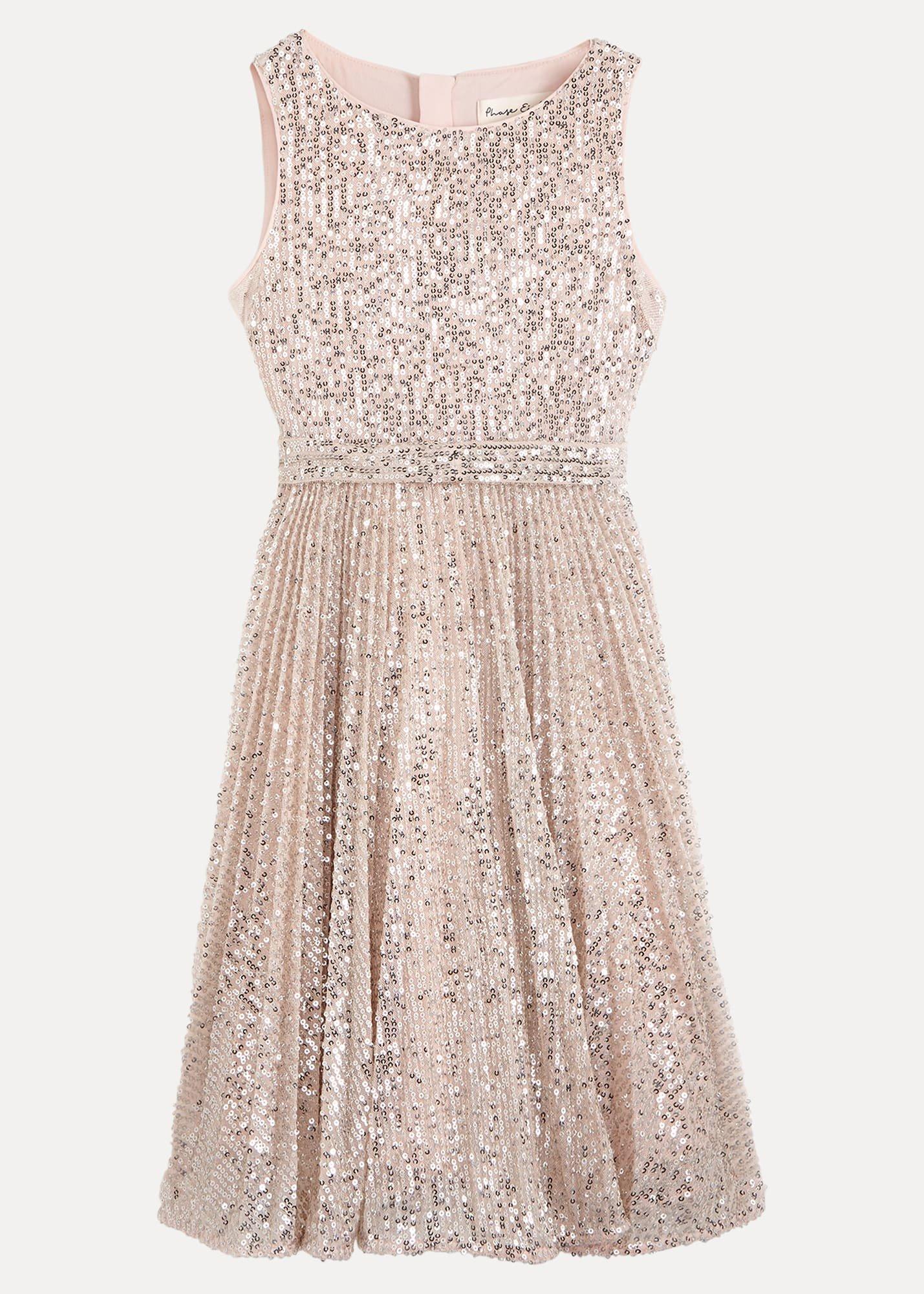 Tiana Sequin Pleat Dress