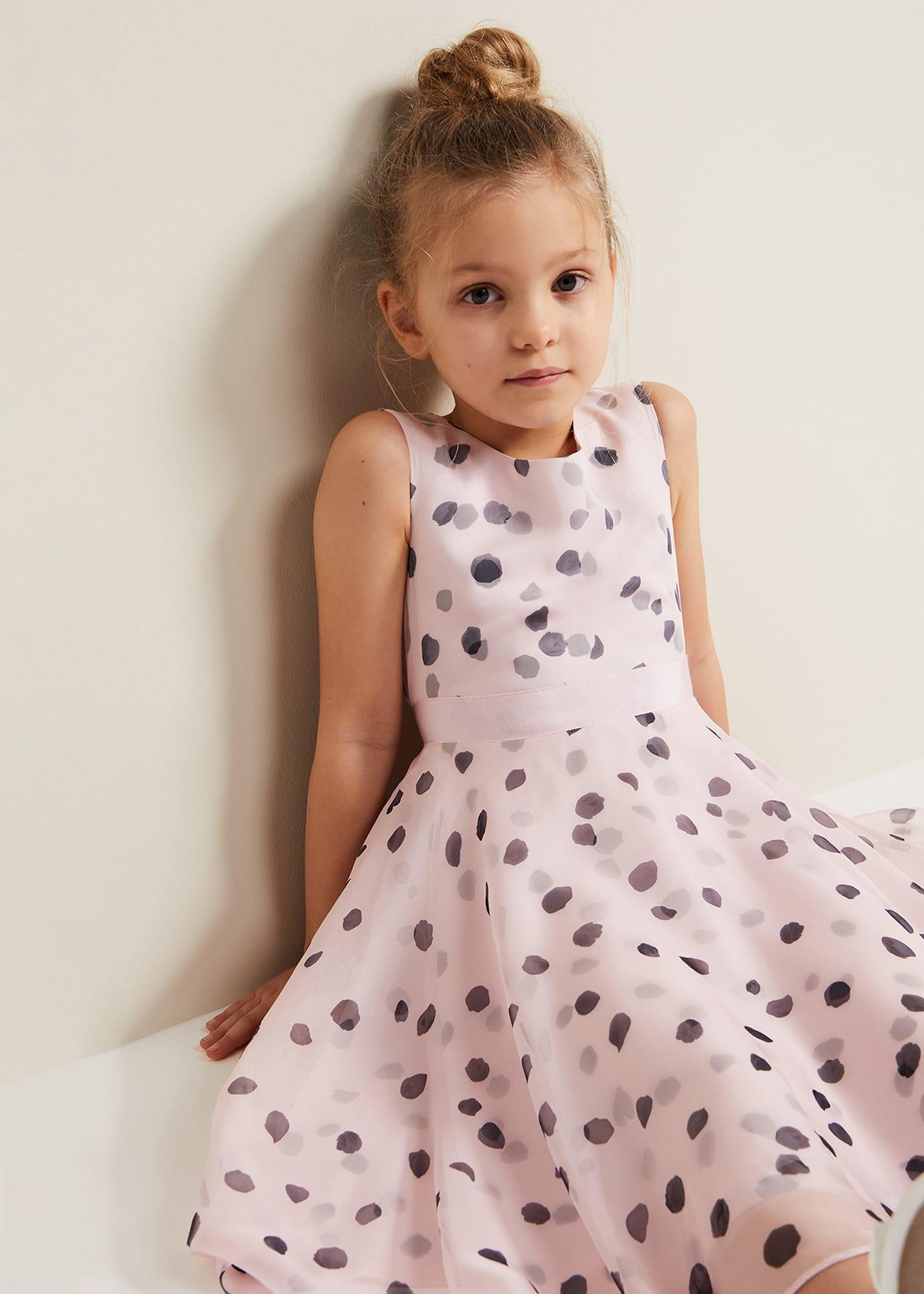 Megura Polka Dot Fit And Flare Dress