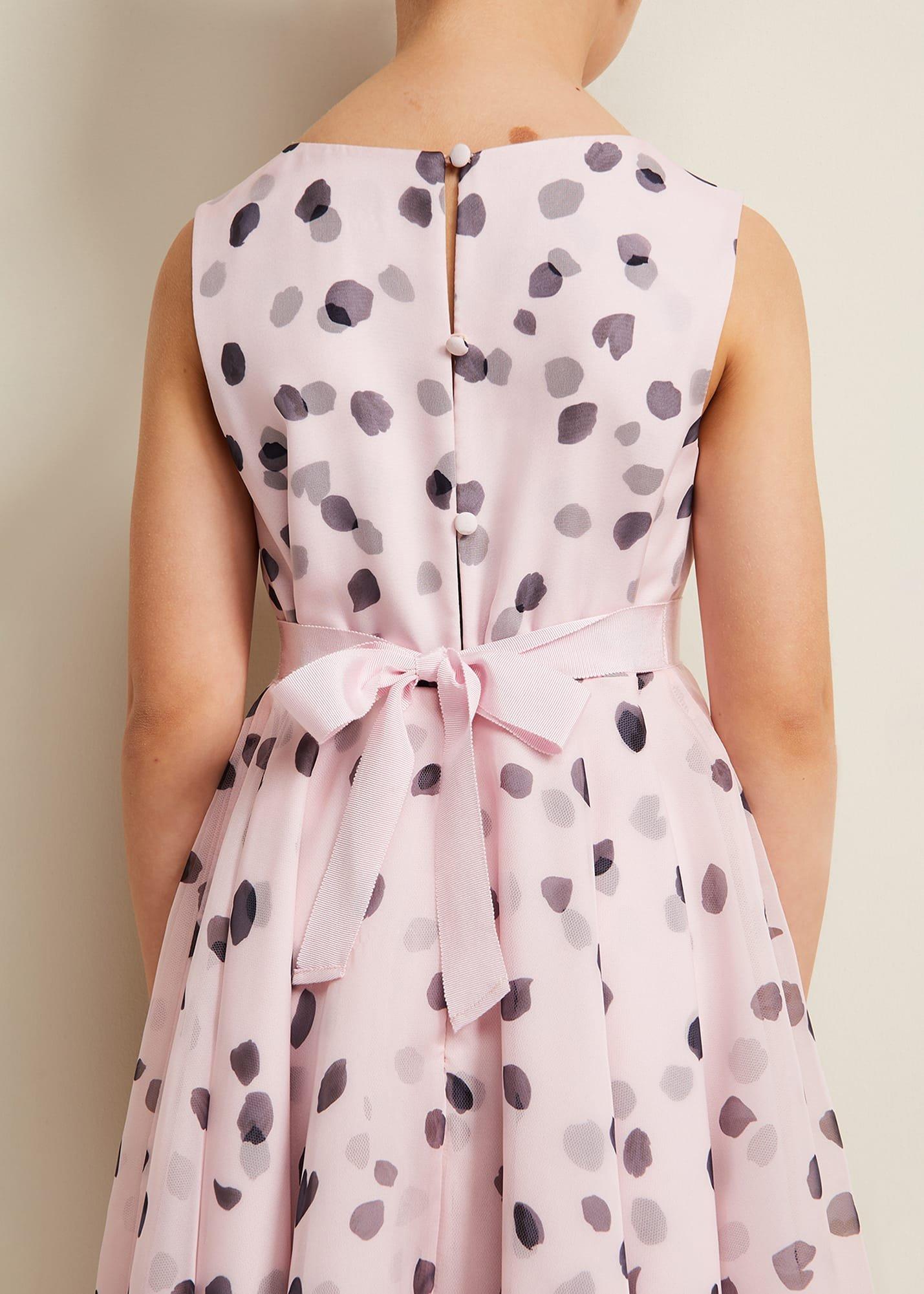 Megura Polka Dot Fit And Flare Dress