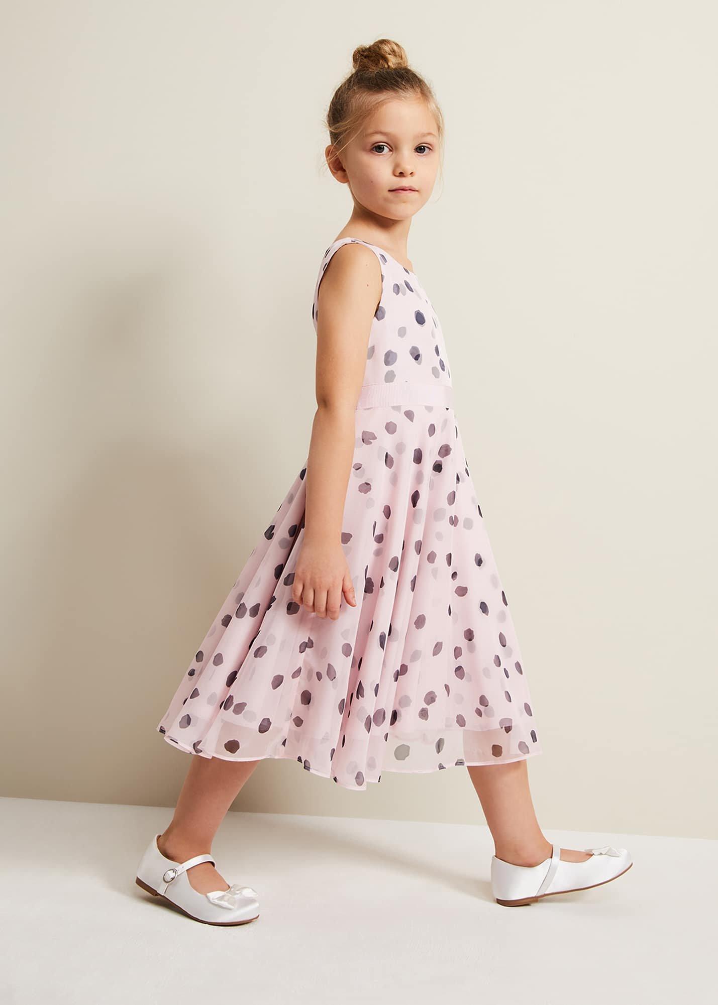 Megura Polka Dot Fit And Flare Dress