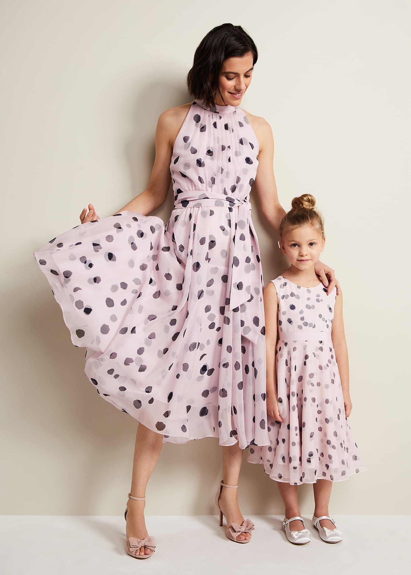 Megura Polka Dot Fit And Flare Dress