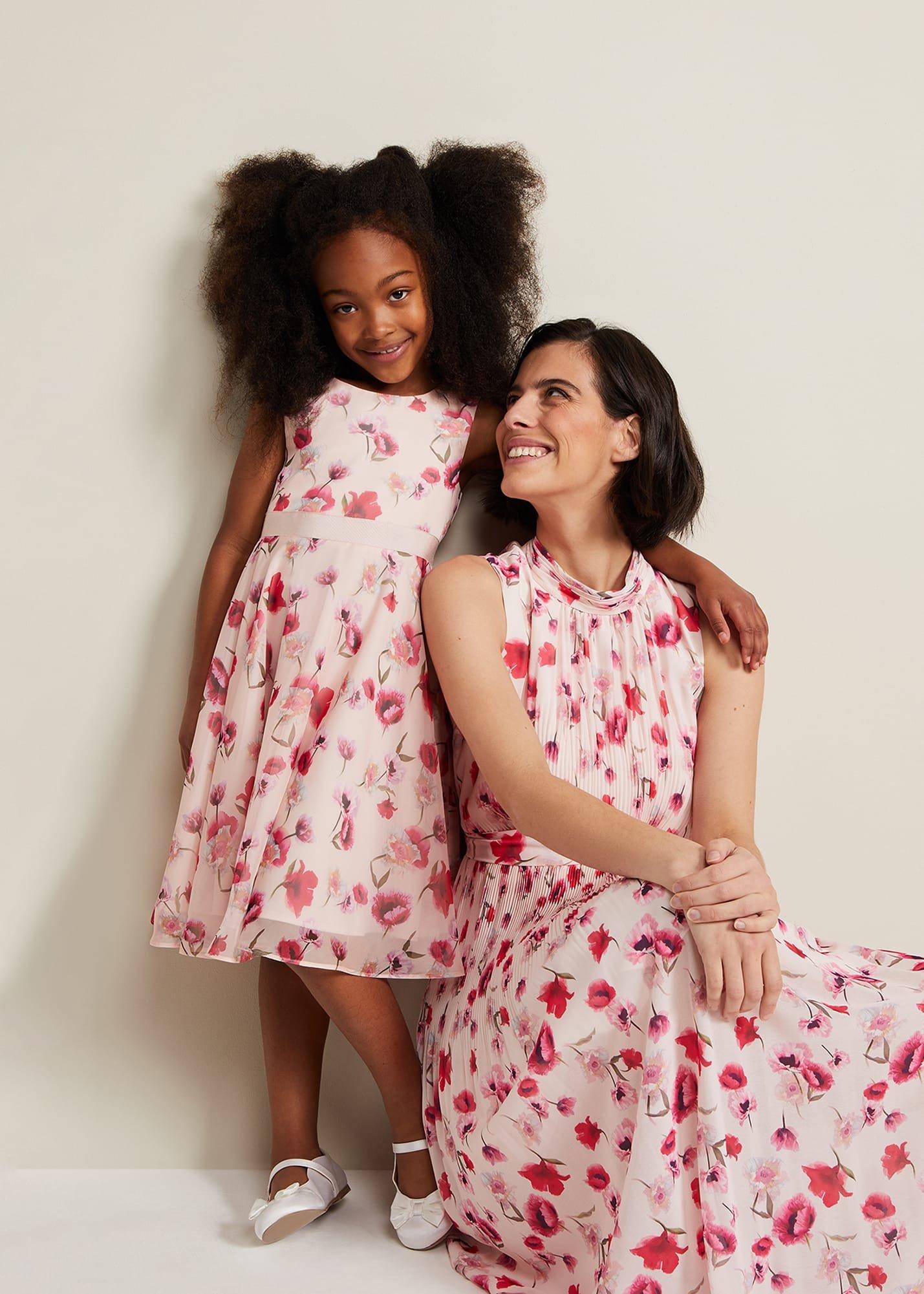 Mirabel Floral Fit And Flare Dress