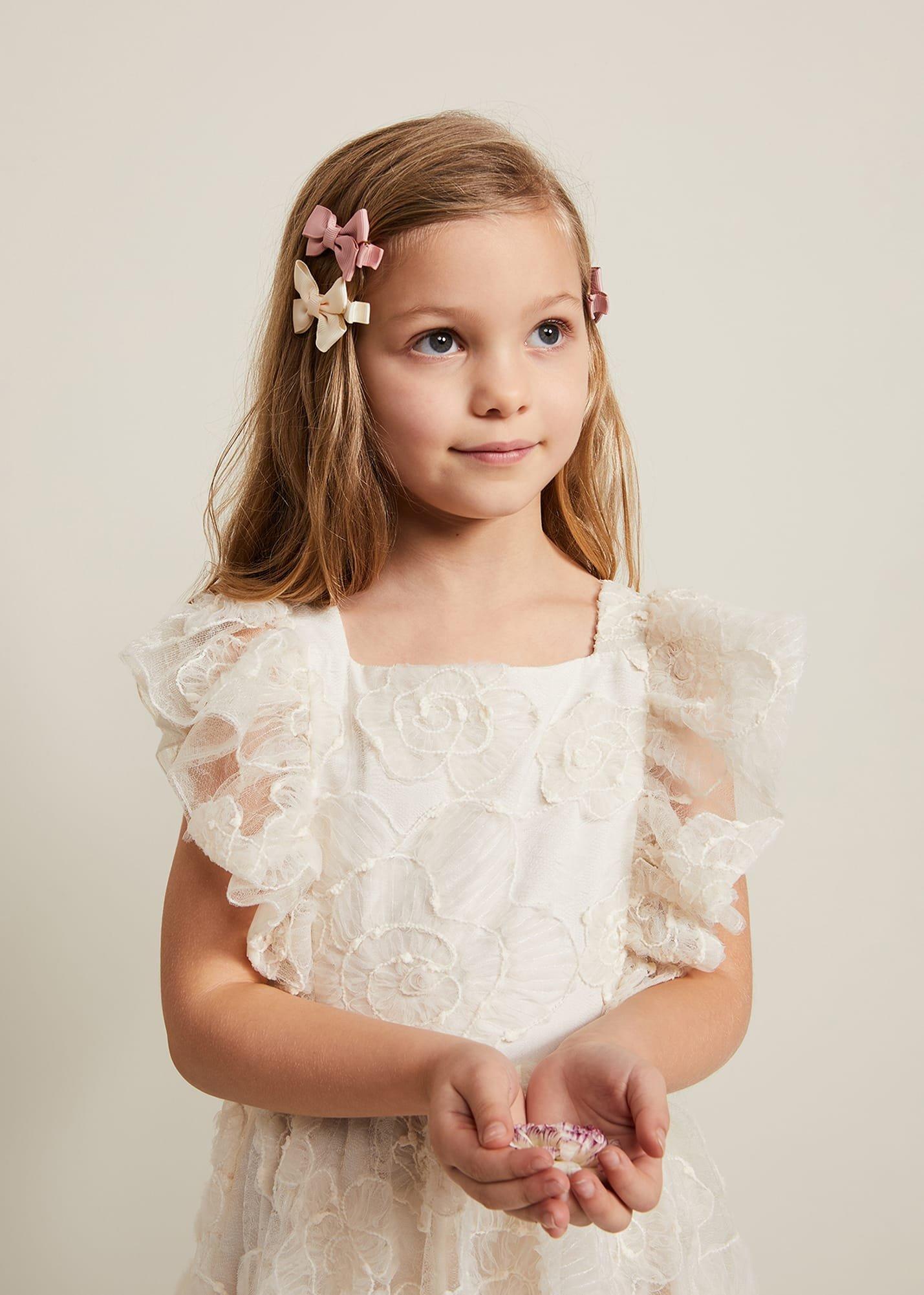 Bow Hair Band & Clip Set