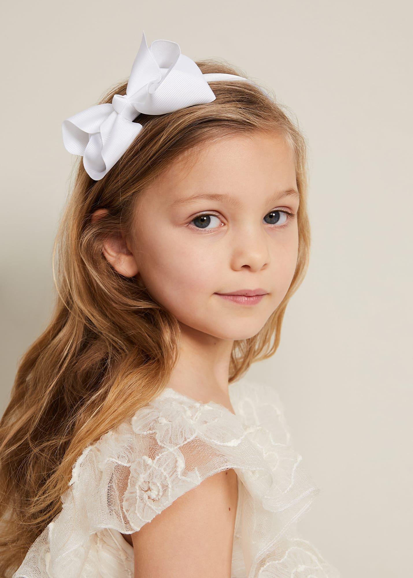 Bow Hair Band & Clip Set
