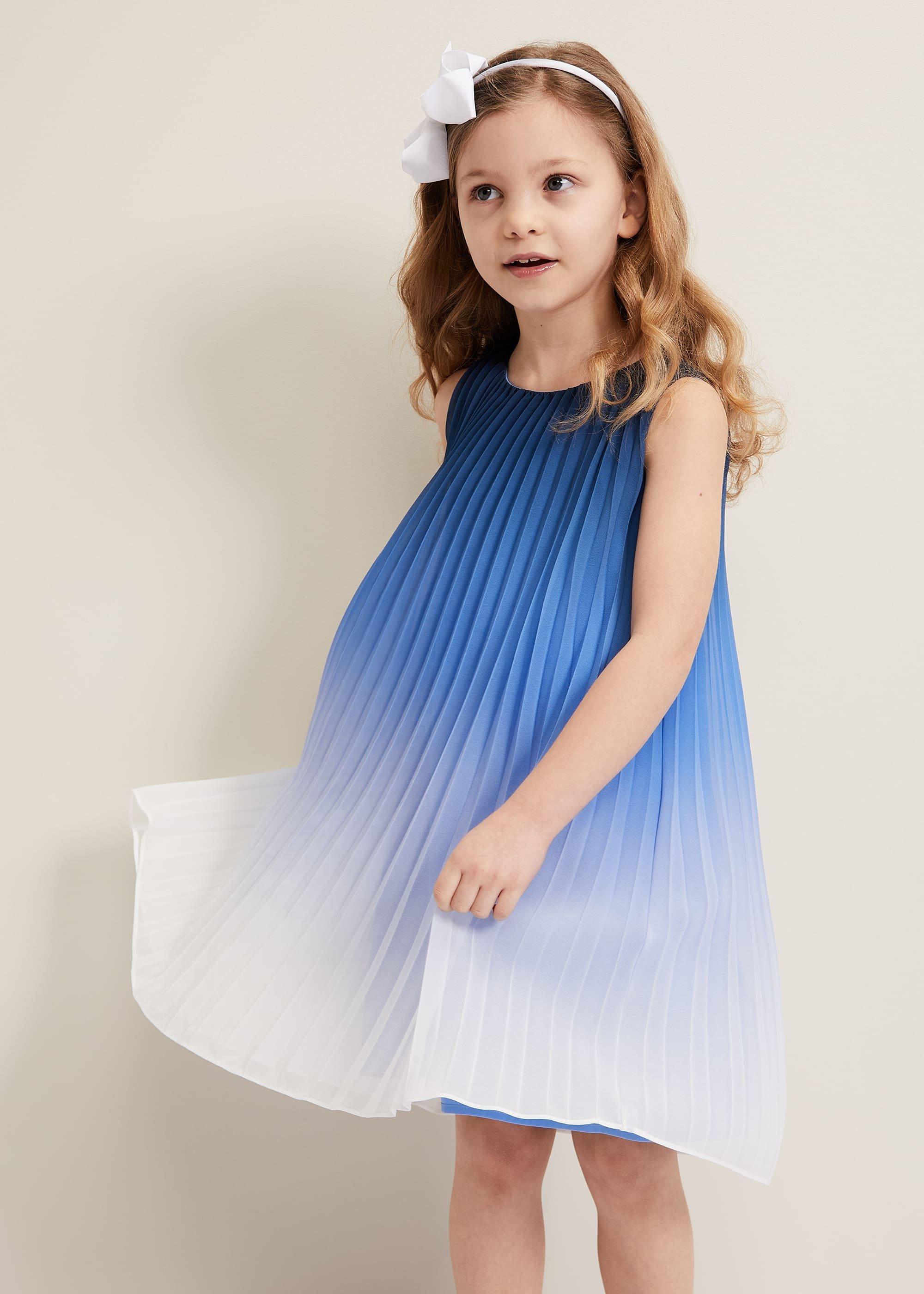 Jessie Ombre Pleat Dress
