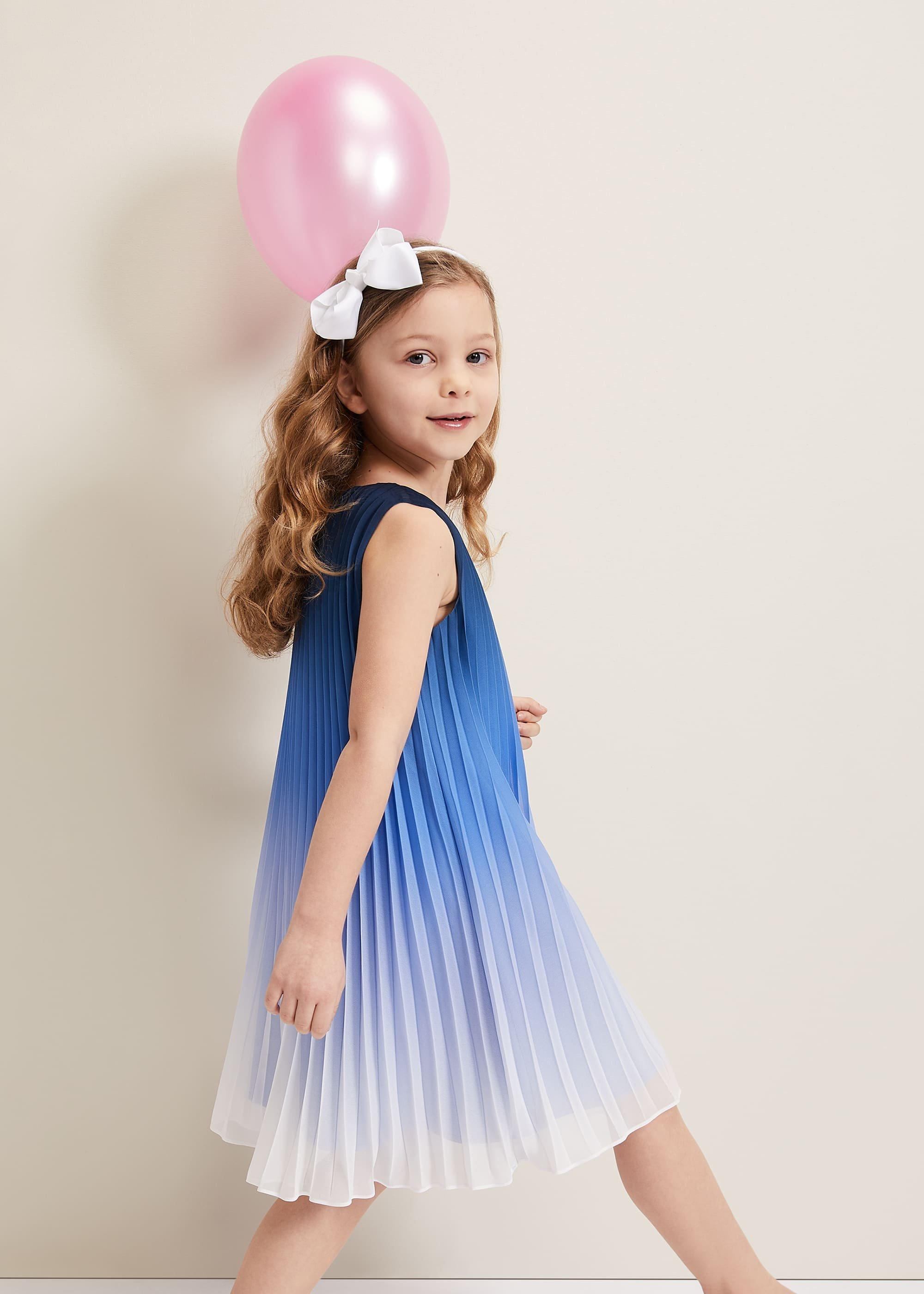 Jessie Ombre Pleat Dress