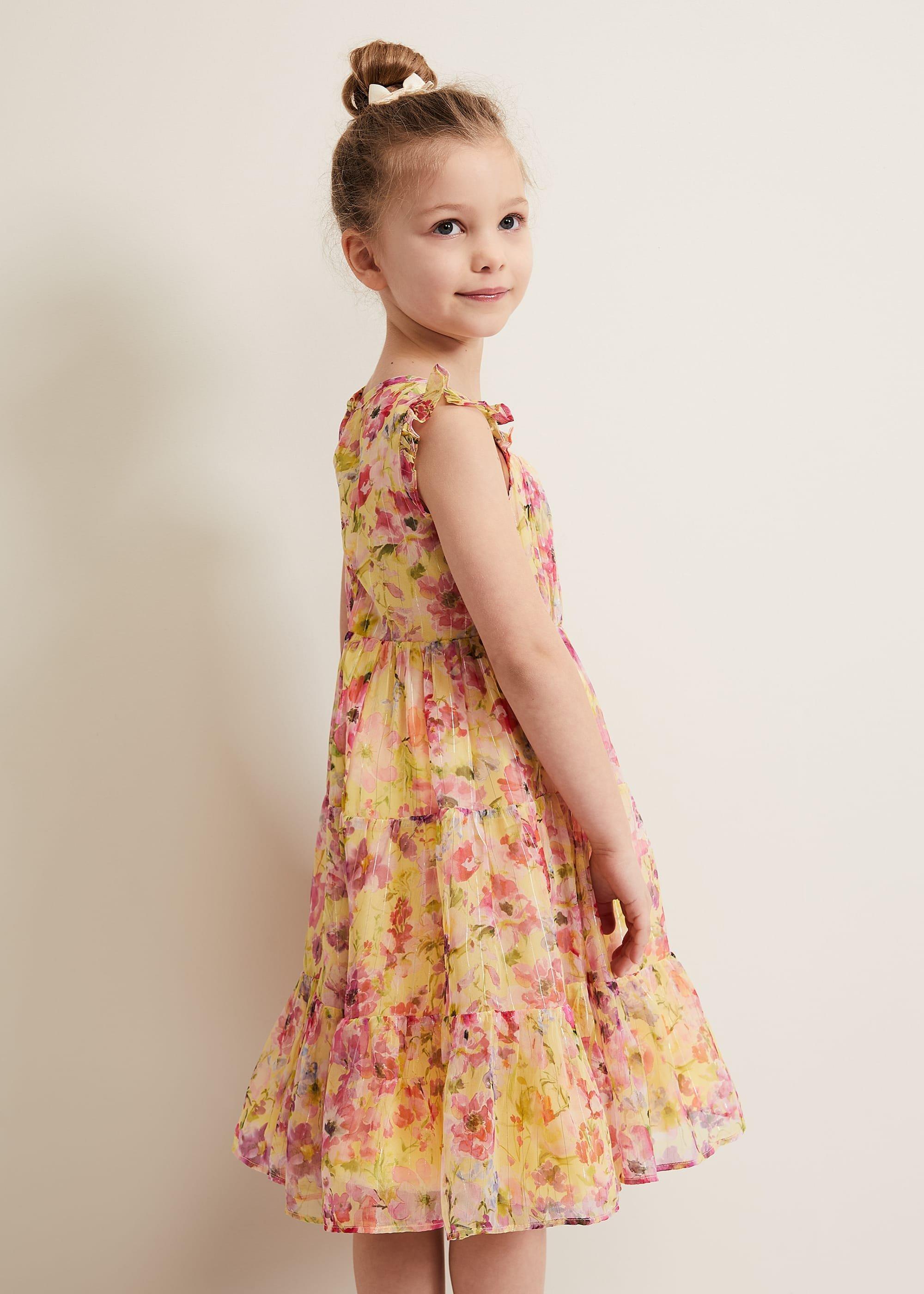 Aurora Print Shimmer Dress