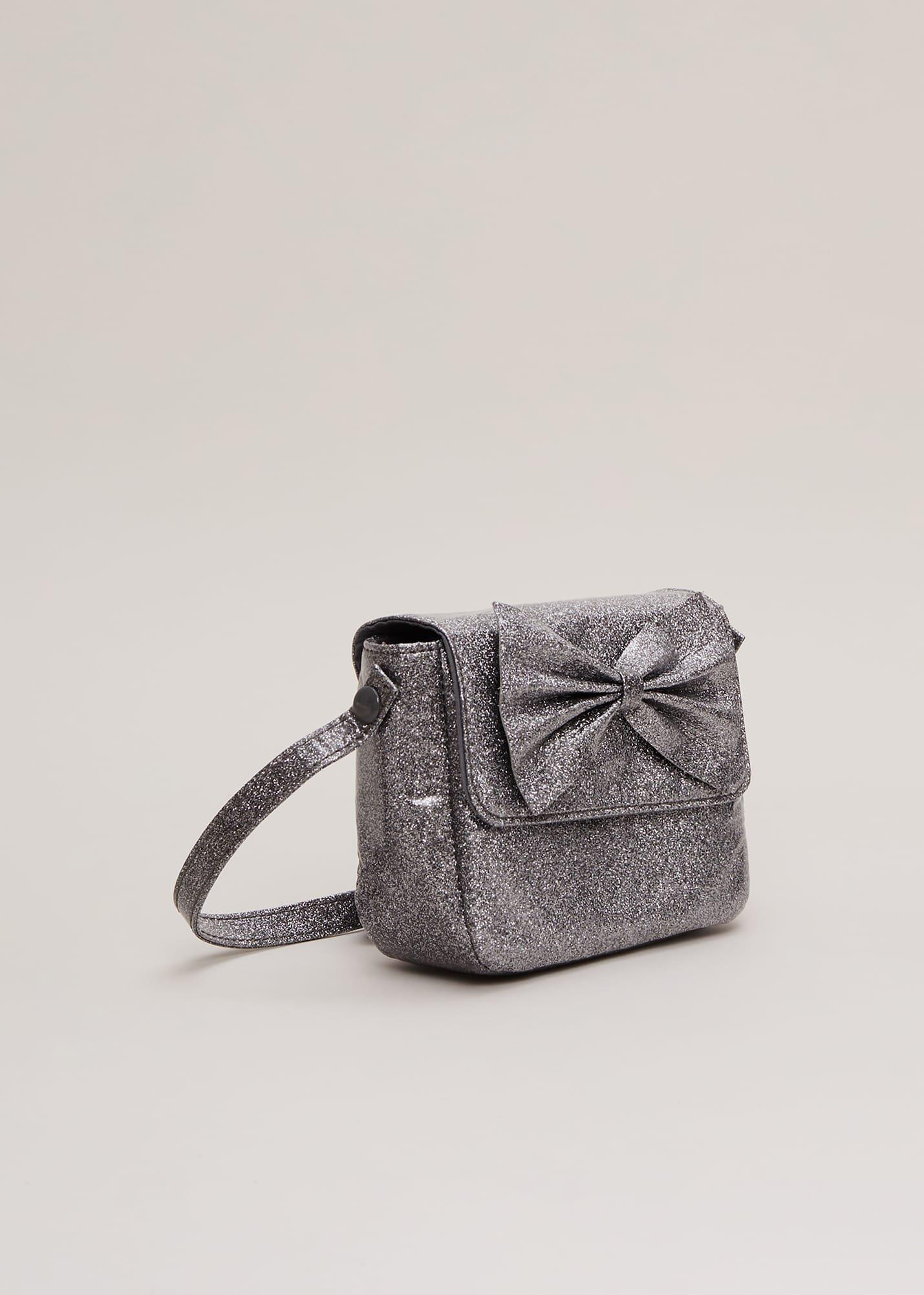 Grey Glitter Children&rsquo;s Bag