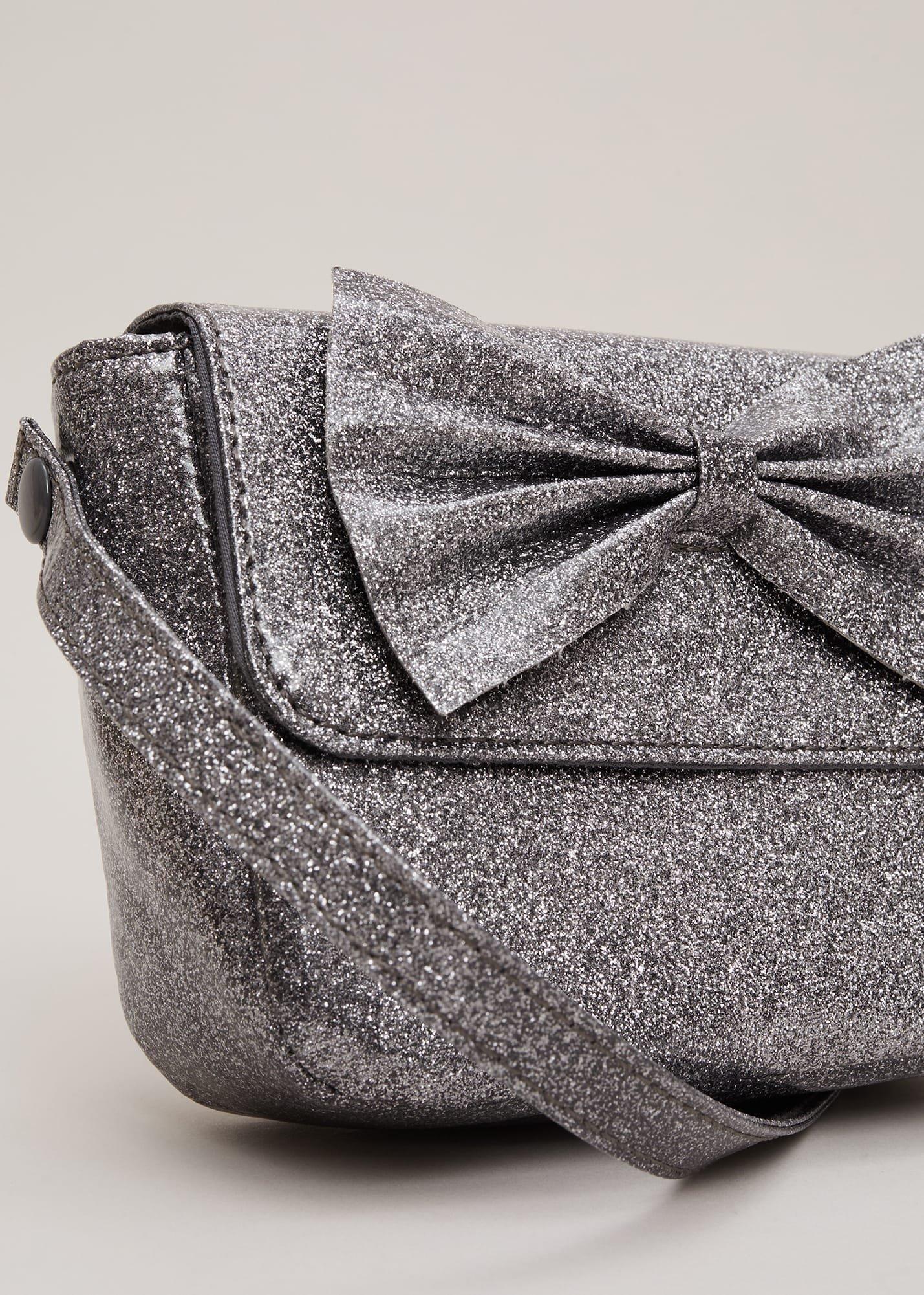 Grey Glitter Bag