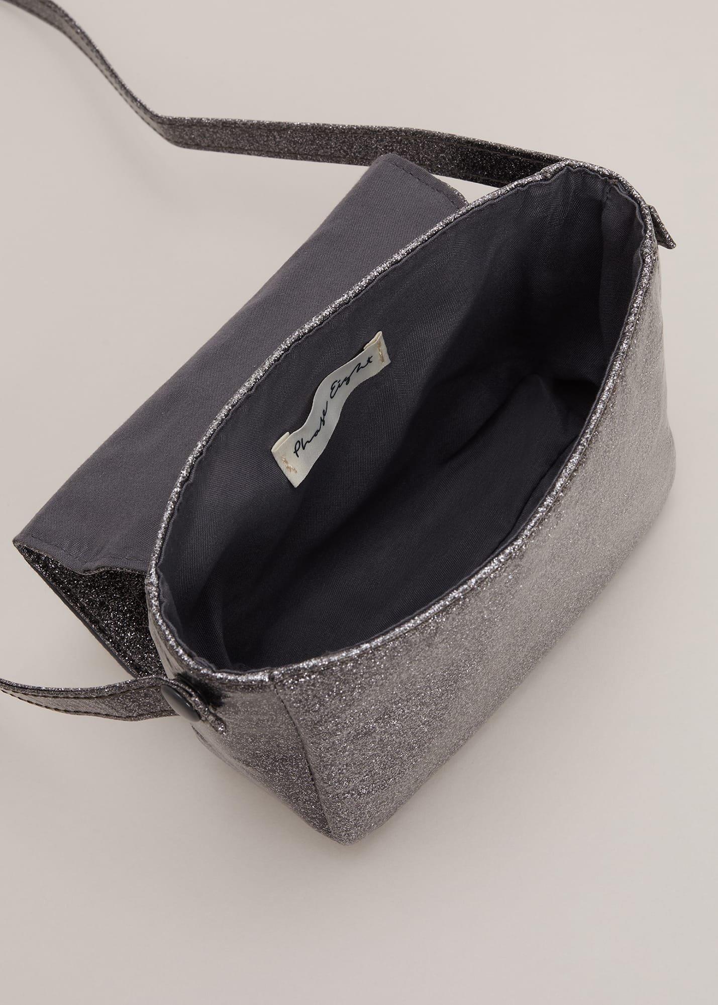 Grey Glitter Bag