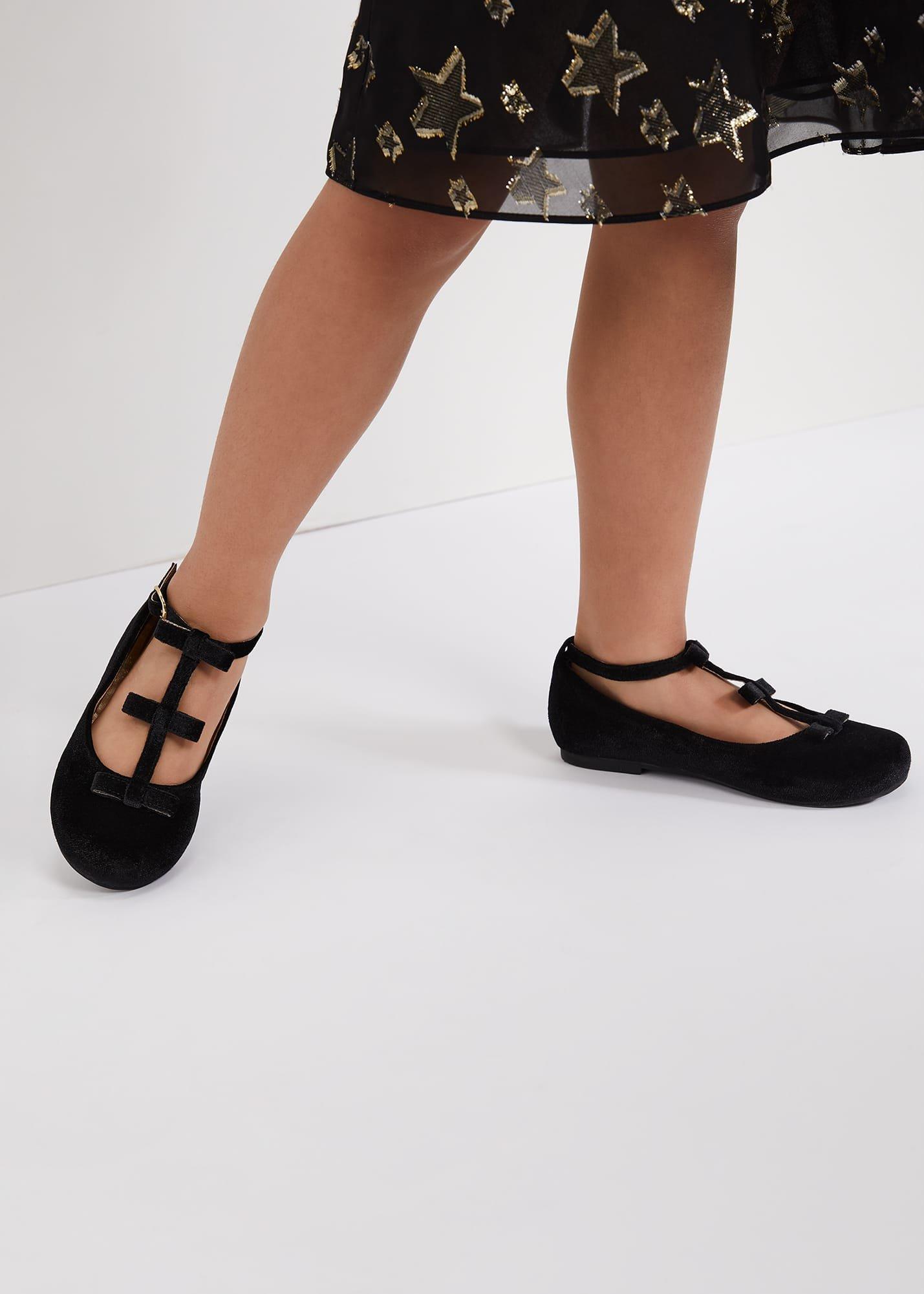Black Velvet Shoes