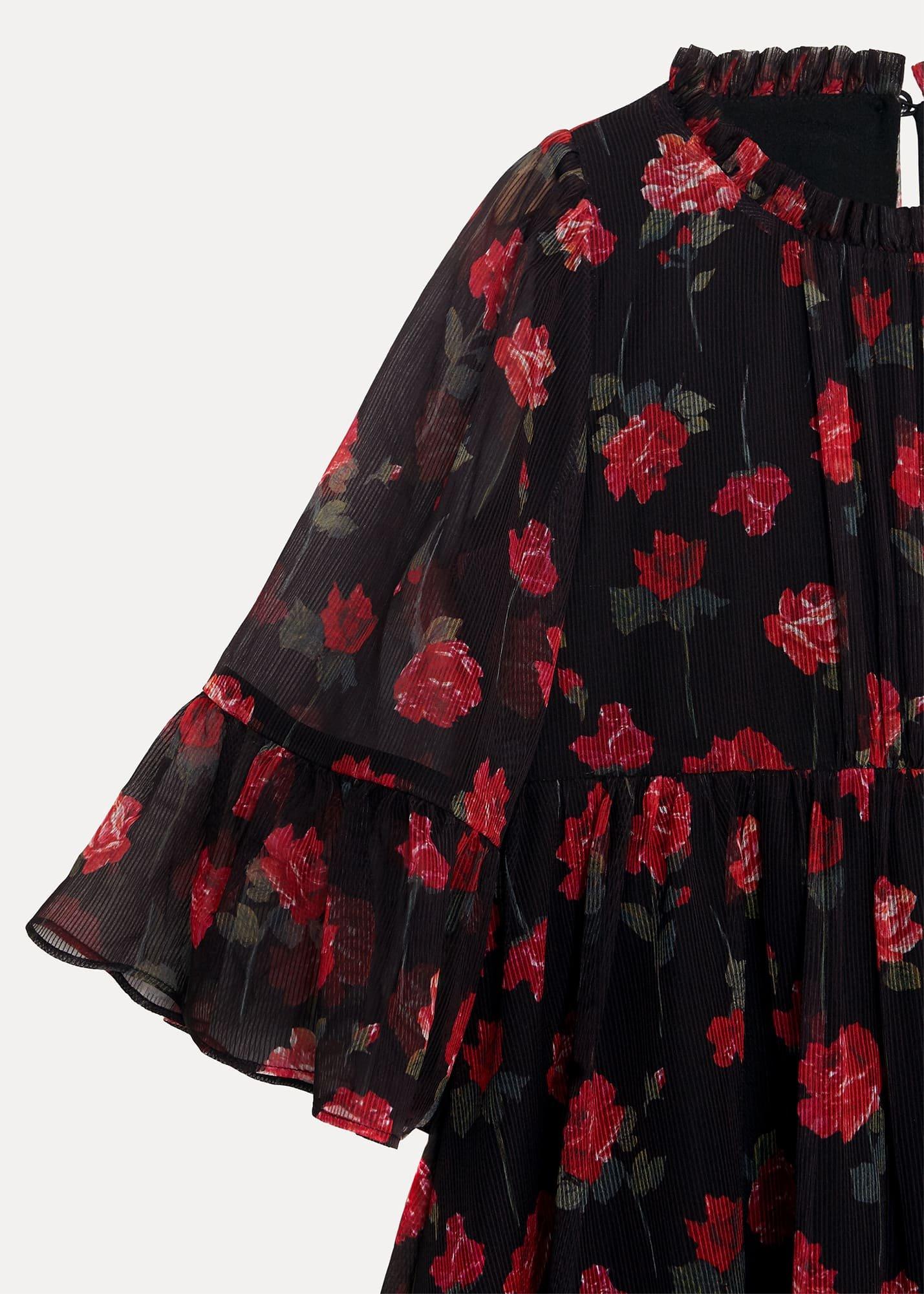 Lela Floral Smock Dress