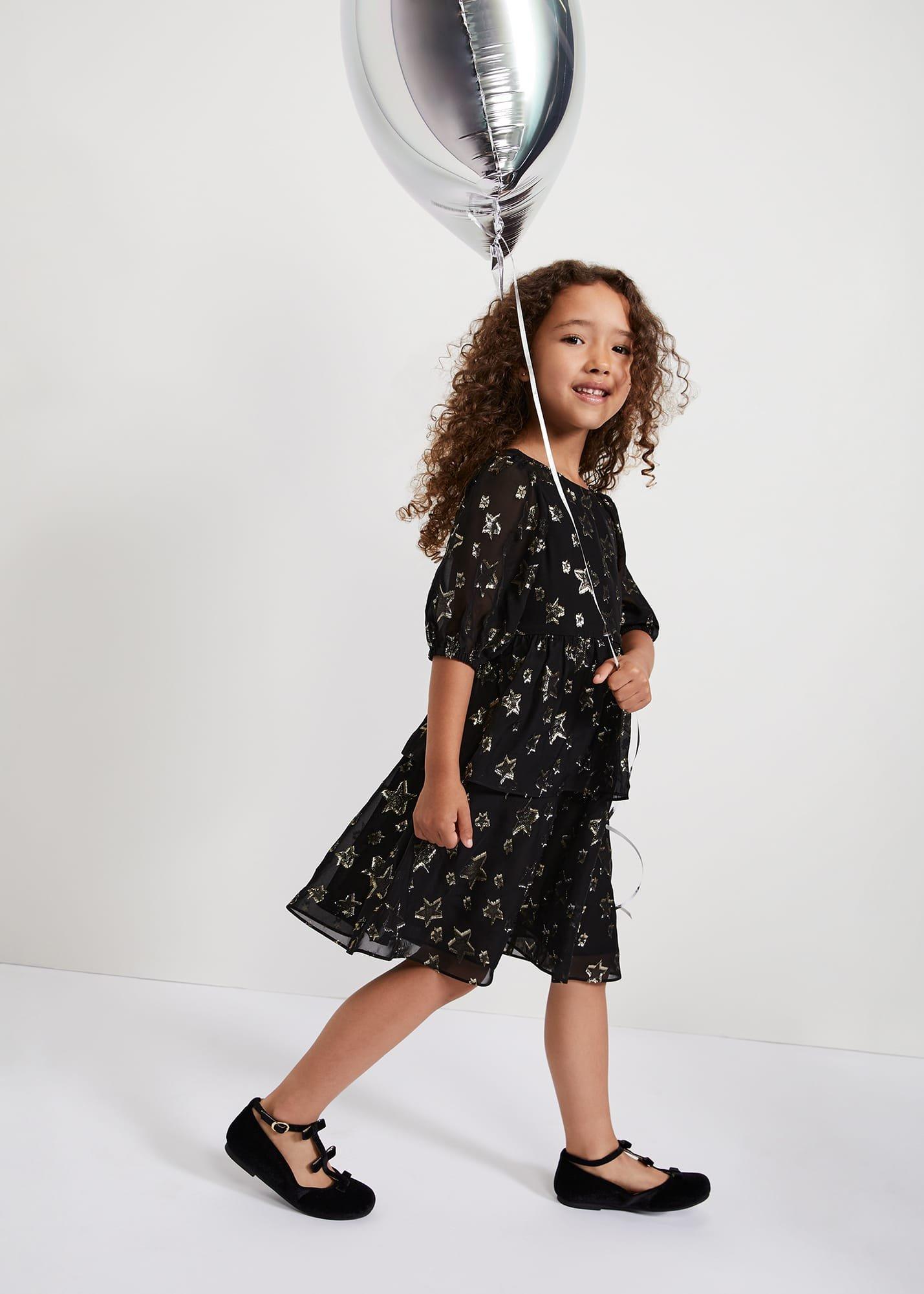 ${product-id}-Nala Black Sparkly Smock Dress-Black-${view-type}