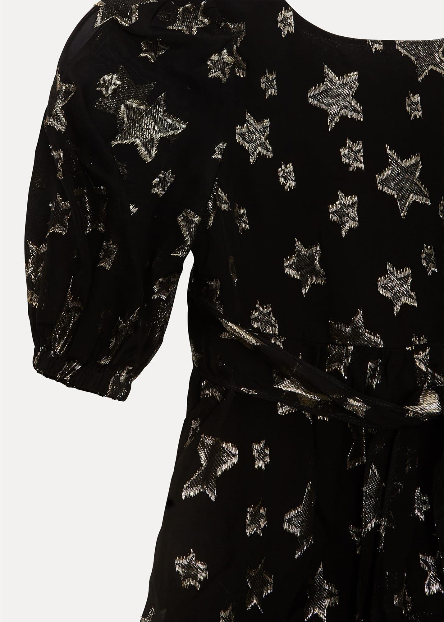 ${product-id}-Nala Black Sparkly Smock Dress-Black-${view-type}