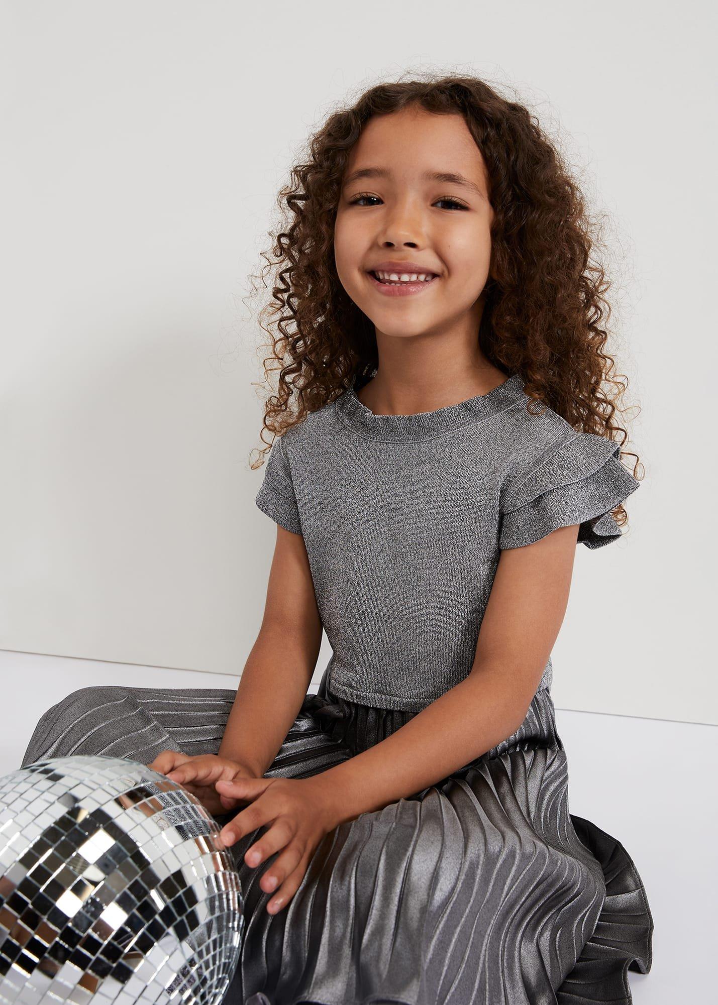 Jayla Silver Knit Dress