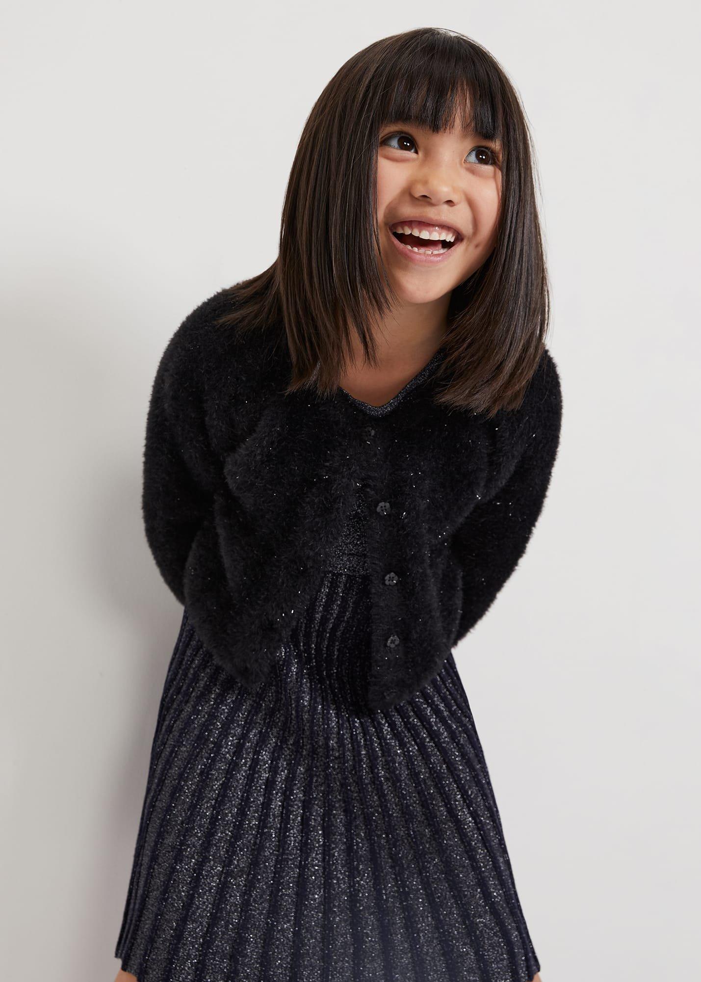 ${product-id}-Kessie Black Fluffy Cardigan-Black-${view-type}