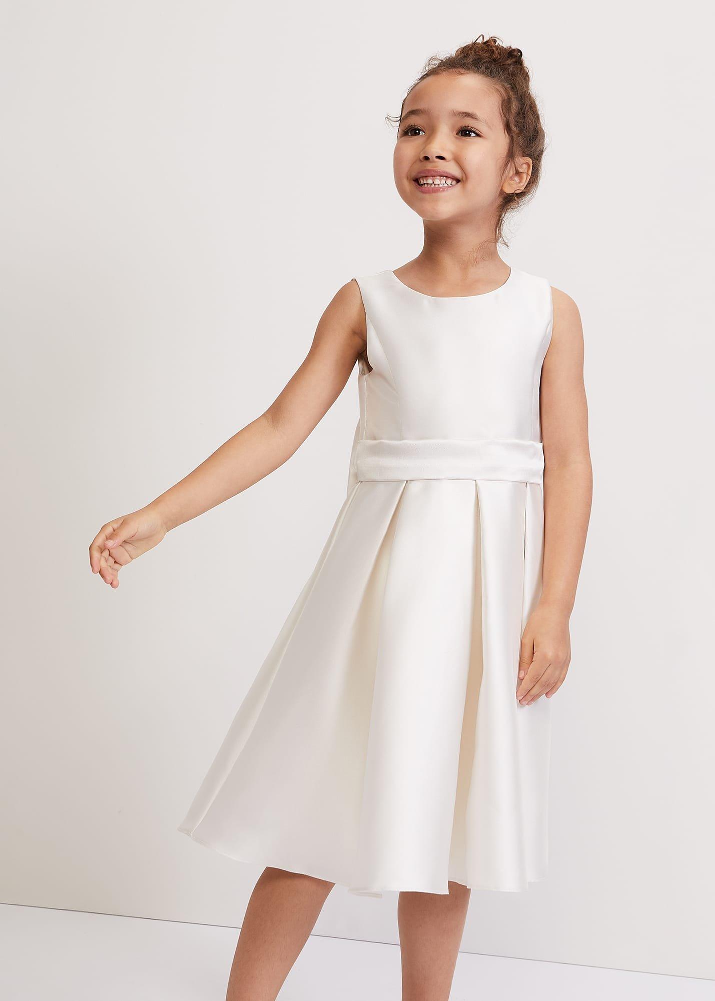 Melody Ivory Satin Dress