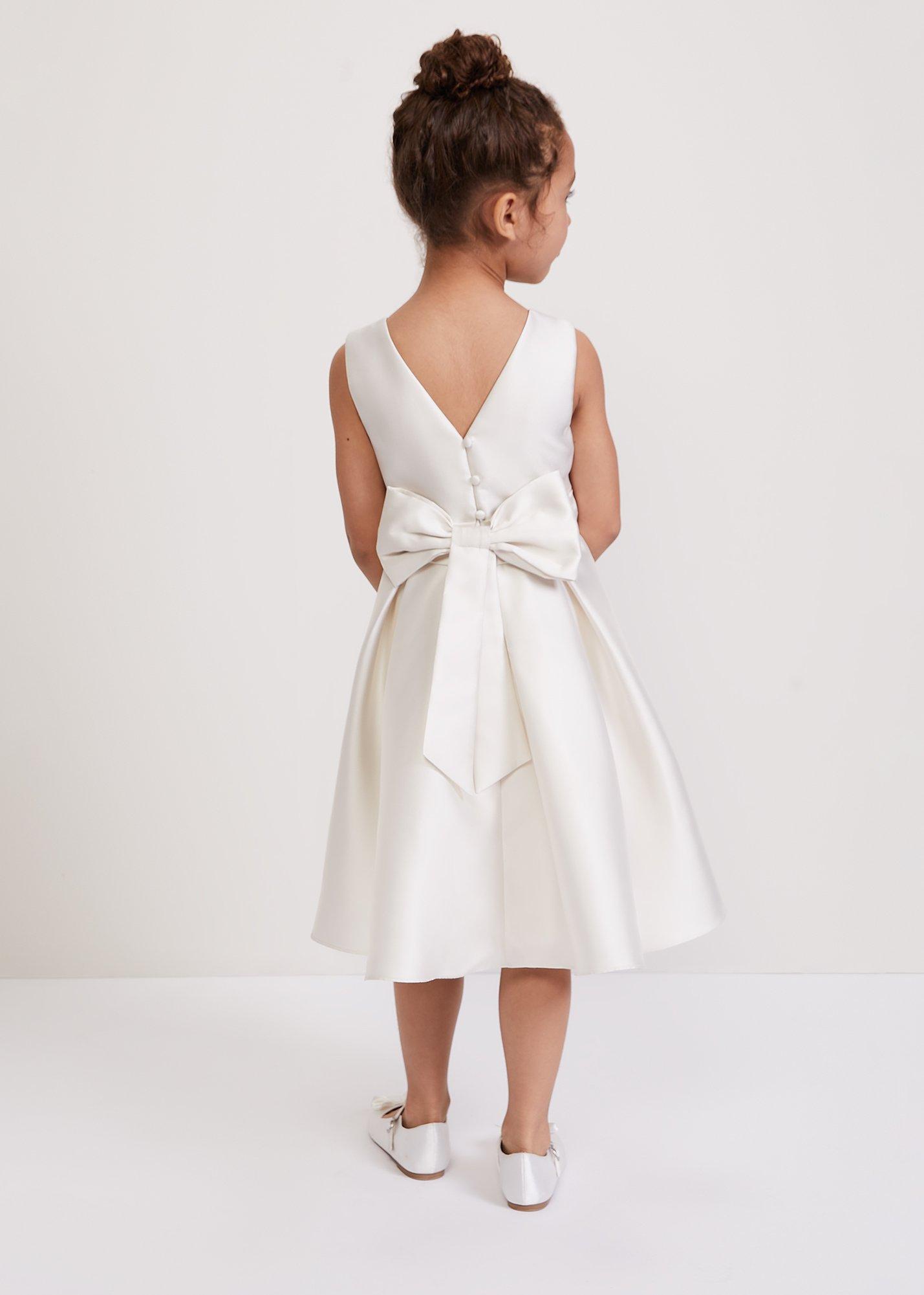 Melody Ivory Satin Dress