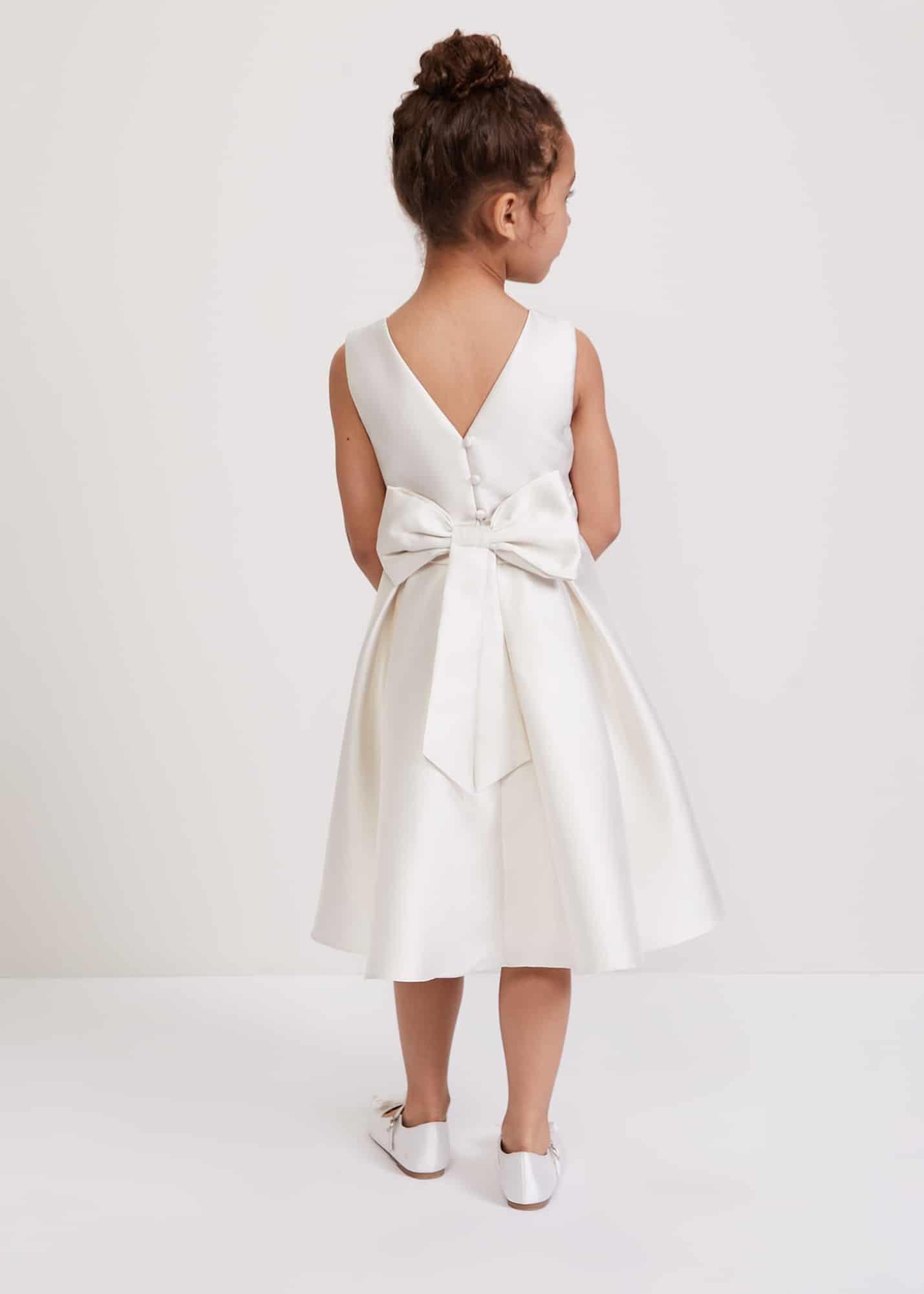 Melody Ivory Satin Dress