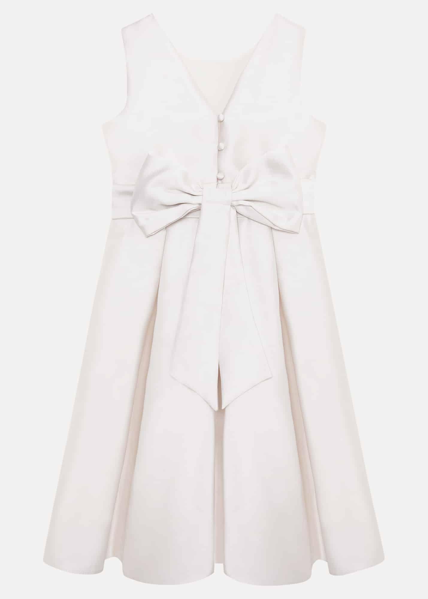 Melody Ivory Satin Dress