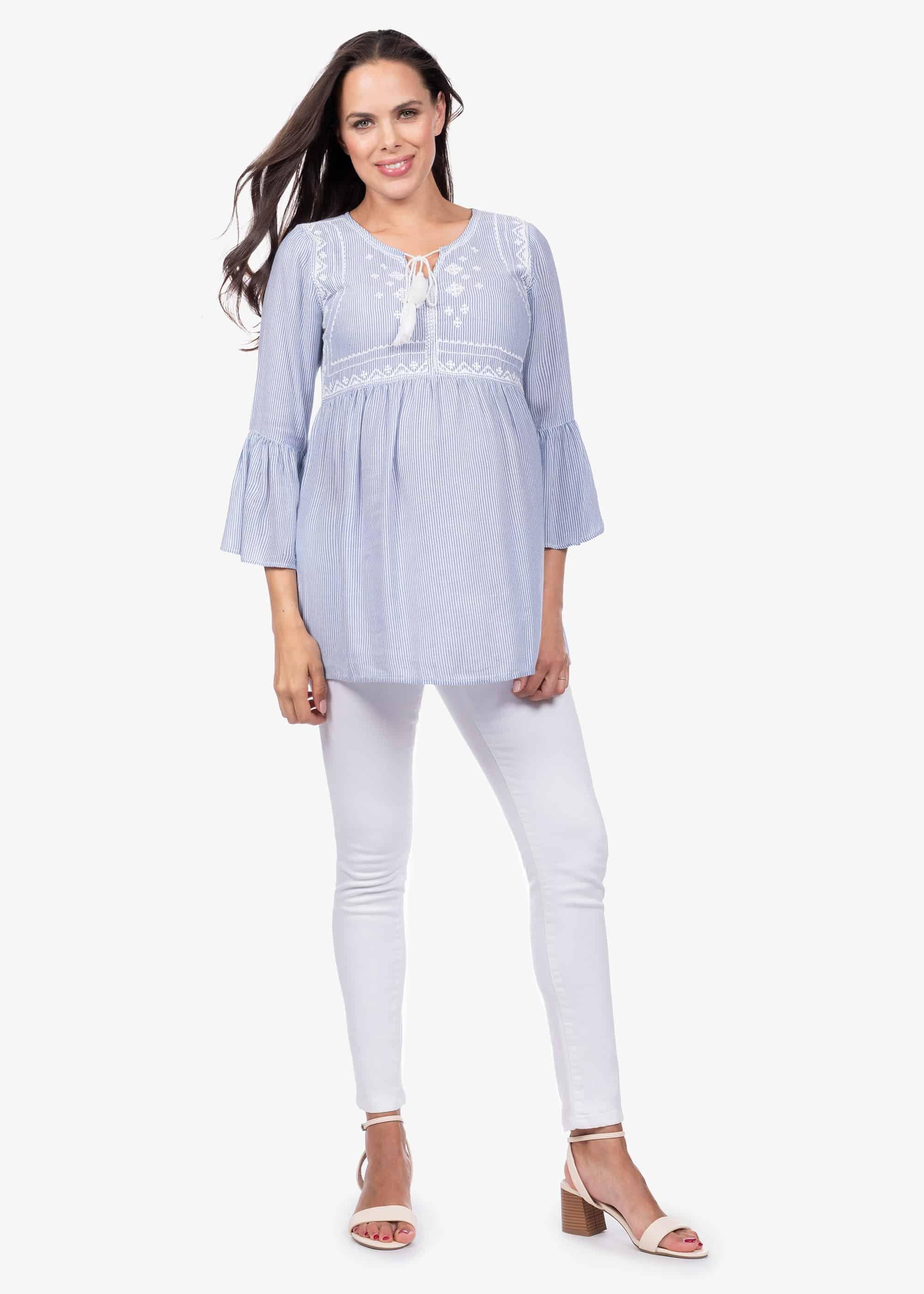 Florida Embroidered Top