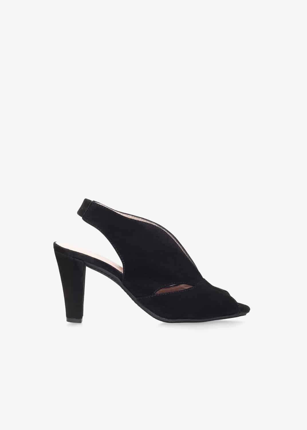 Arabella Comfort Leather Mid Heel Sandals