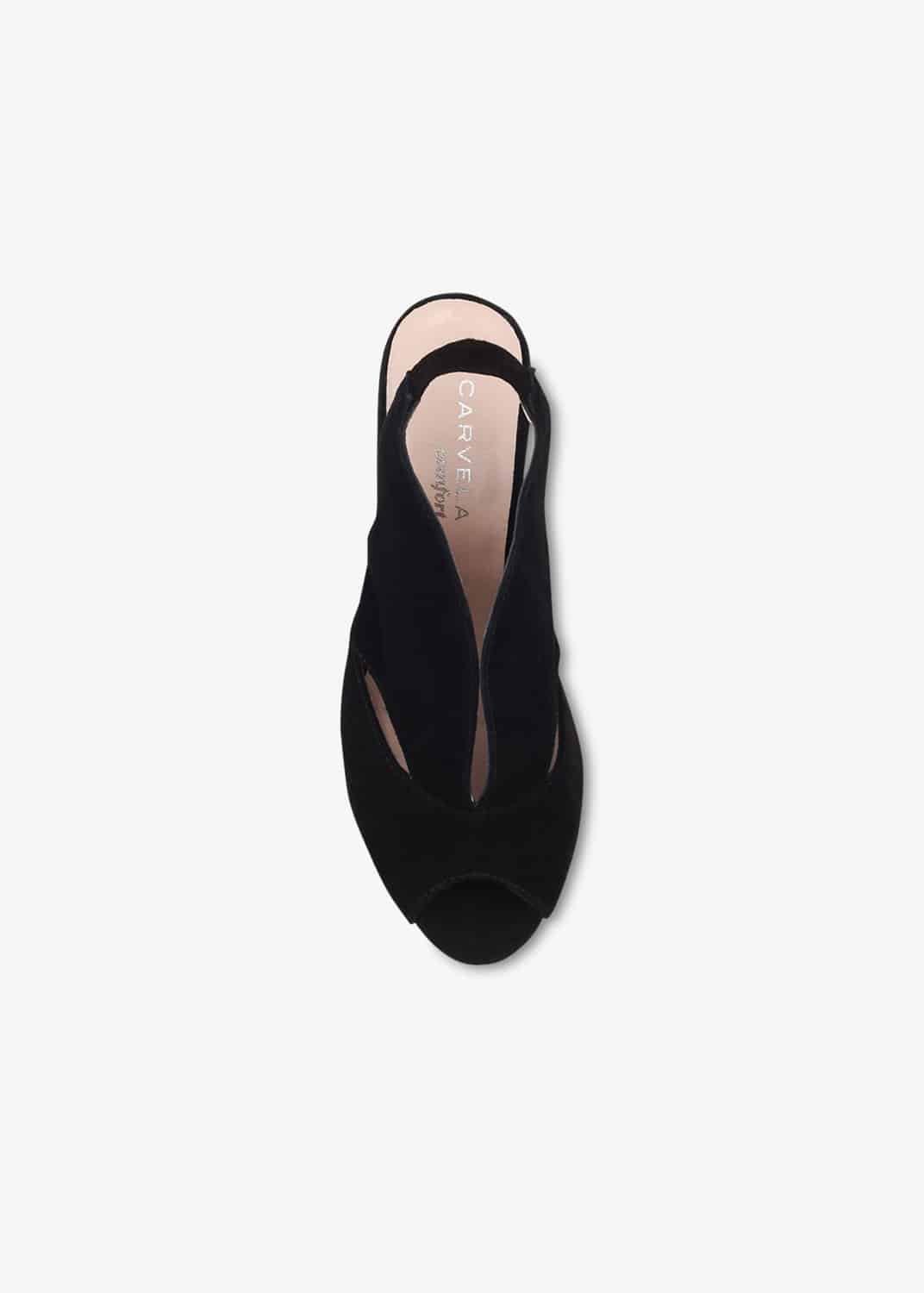 Arabella Comfort Leather Mid Heel Sandals