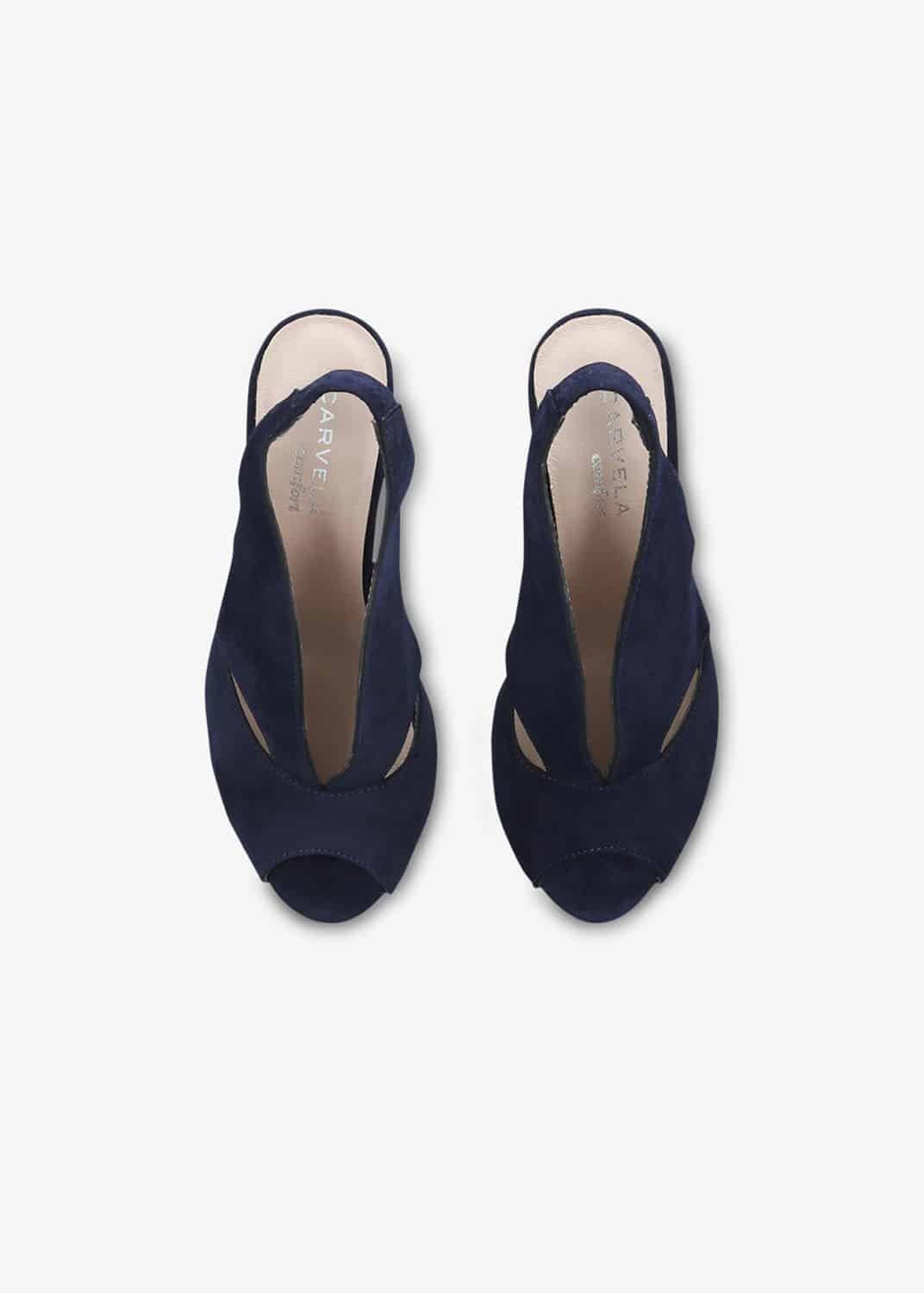 Arabella Comfort Leather Mid Heel Sandals