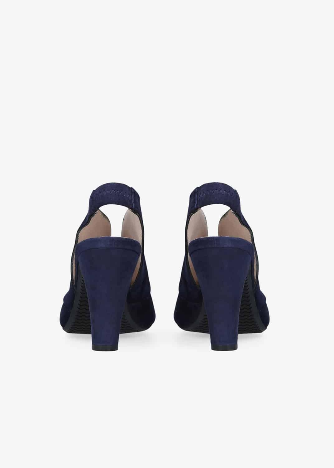 Arabella Comfort Leather Mid Heel Sandals
