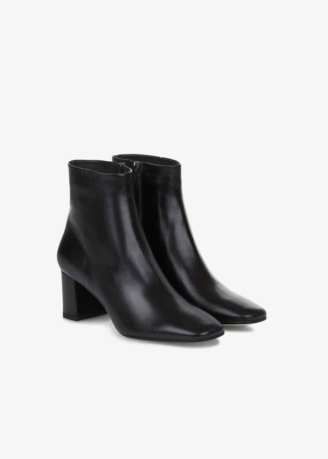 Imogen Leather Ankle Boots