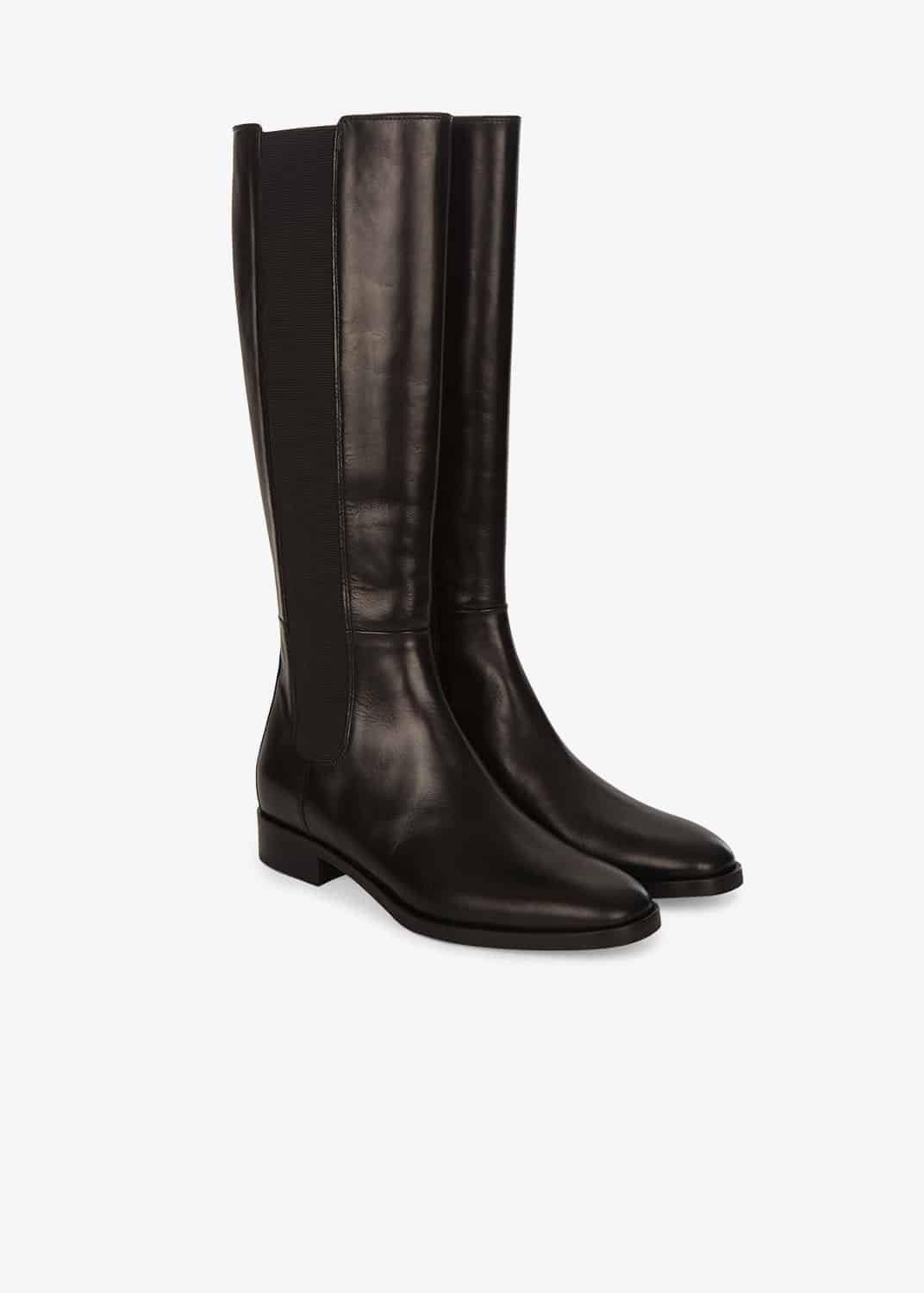 Jane Leather Knee High Boots