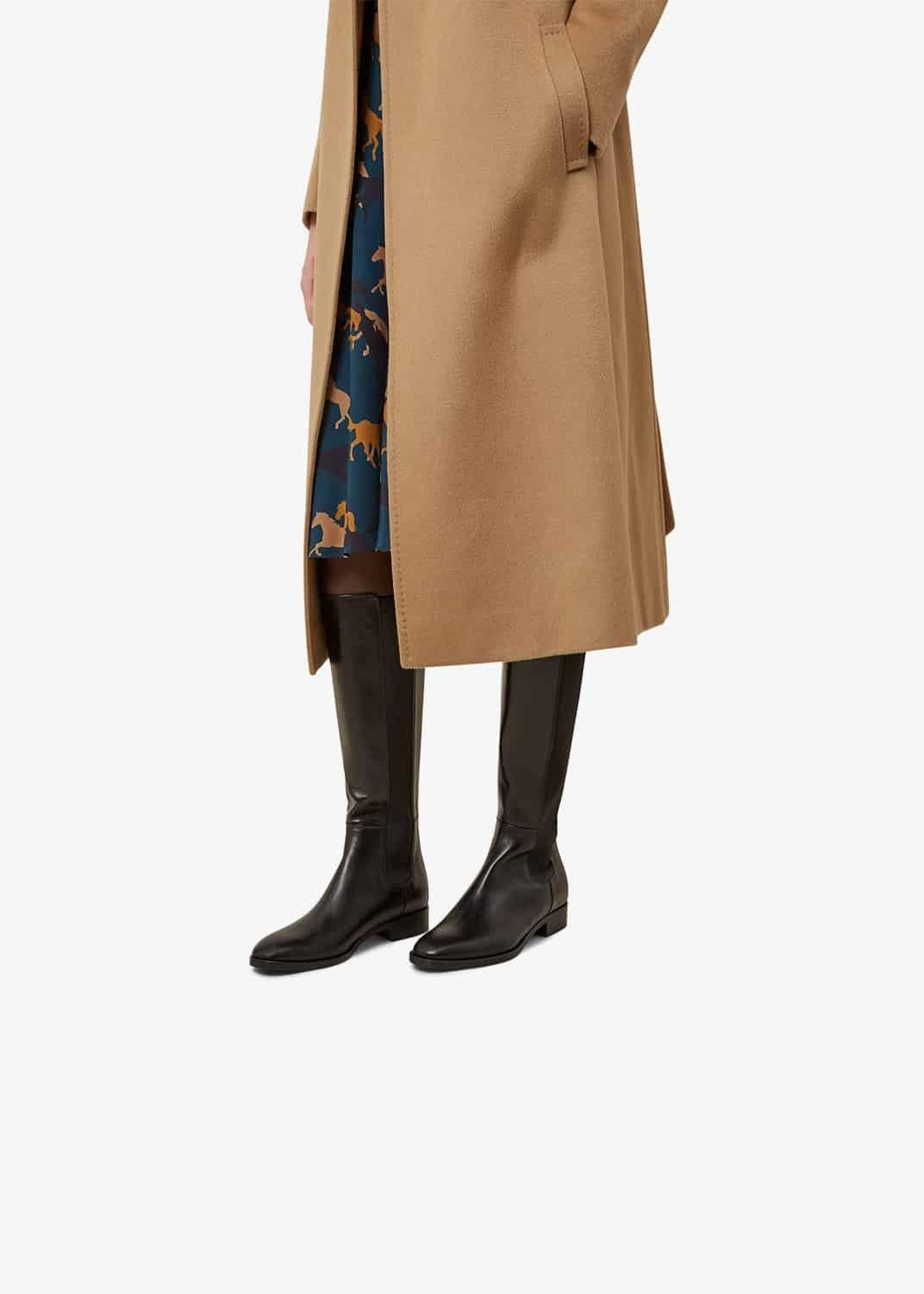 Jane Leather Knee High Boots