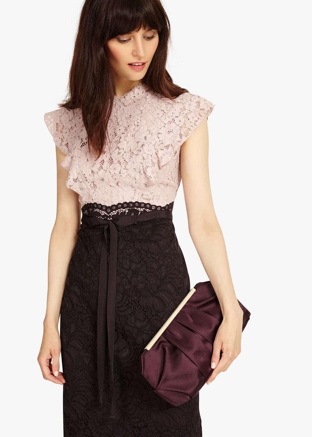 Fifi Satin Clutch Bag