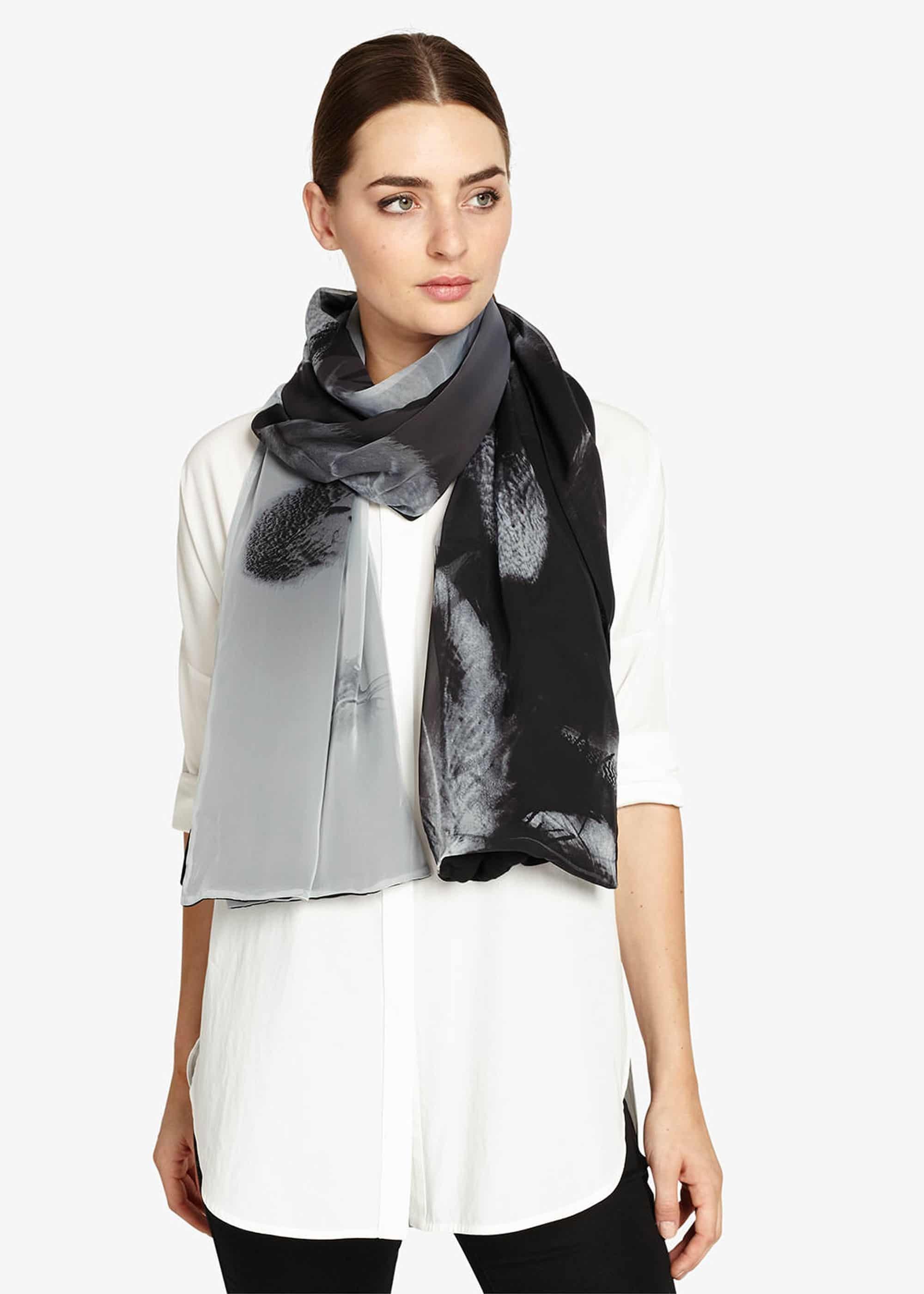 Elsie Feather Print Scarf