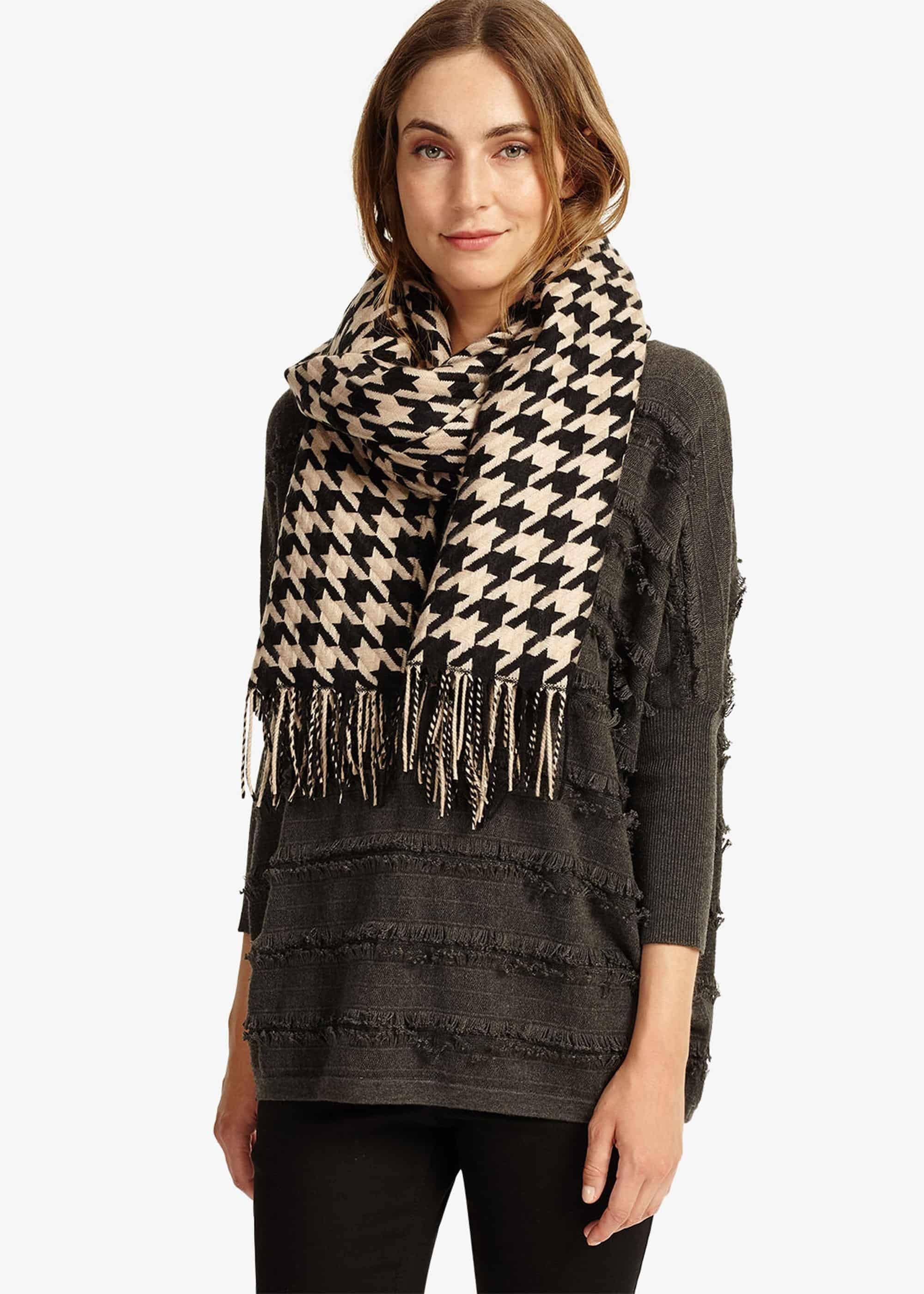 Madison Dogtooth Scarf